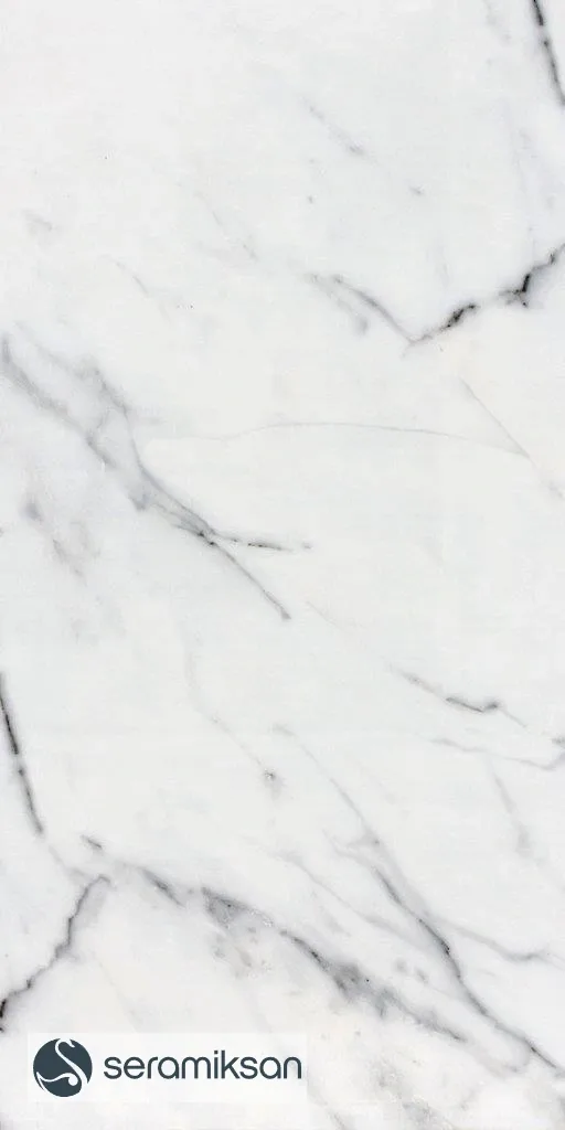 60*120 CALACATA MARMI WHITE SOFT TOUCH görsel 2