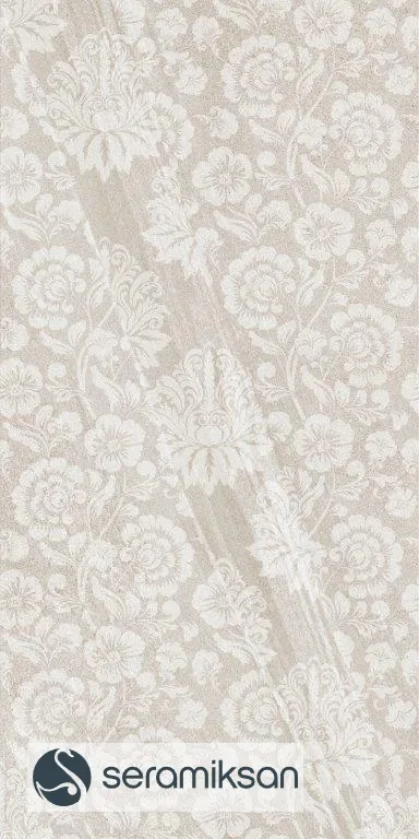 60*120 LECCE DAMASK MOTİF BEJ