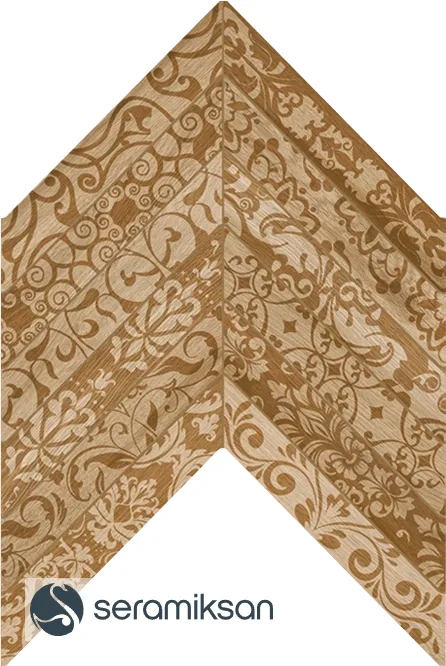 40*60 CLASSIC WOOD KOYU FLORAL MOTİF