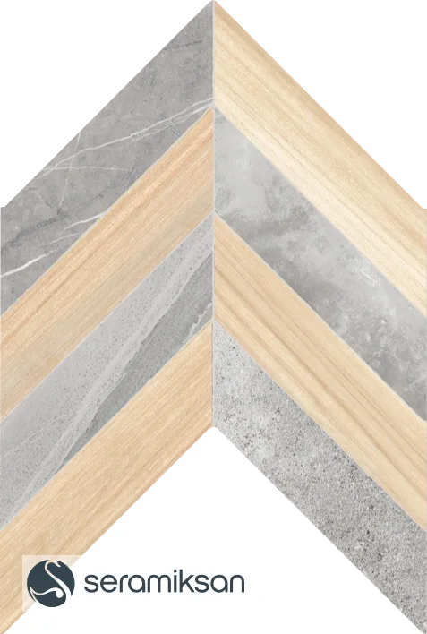 40*60 LOFT GRİ-LADIN BADEM MOTİF