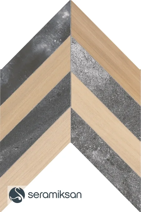 40*60 LOFT ANTRASİT-LADIN CEVİZ MOTİF