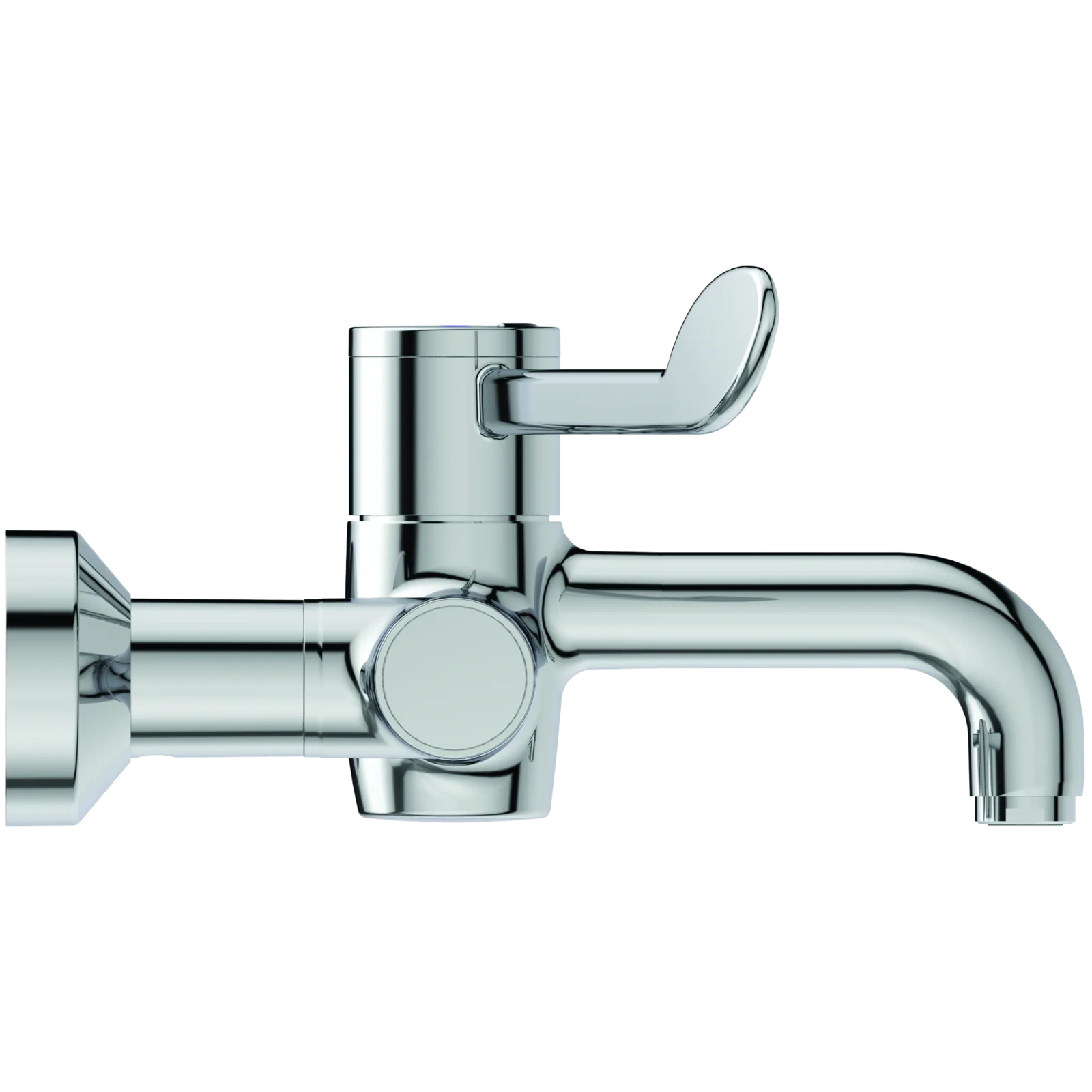 Duvara Monte Lavabo Armatürü 400x335x132 mm, 240 mm çıkış ucu projeksiyonu, 8 l/min (3 bar), sifon kumandasız görsel 2