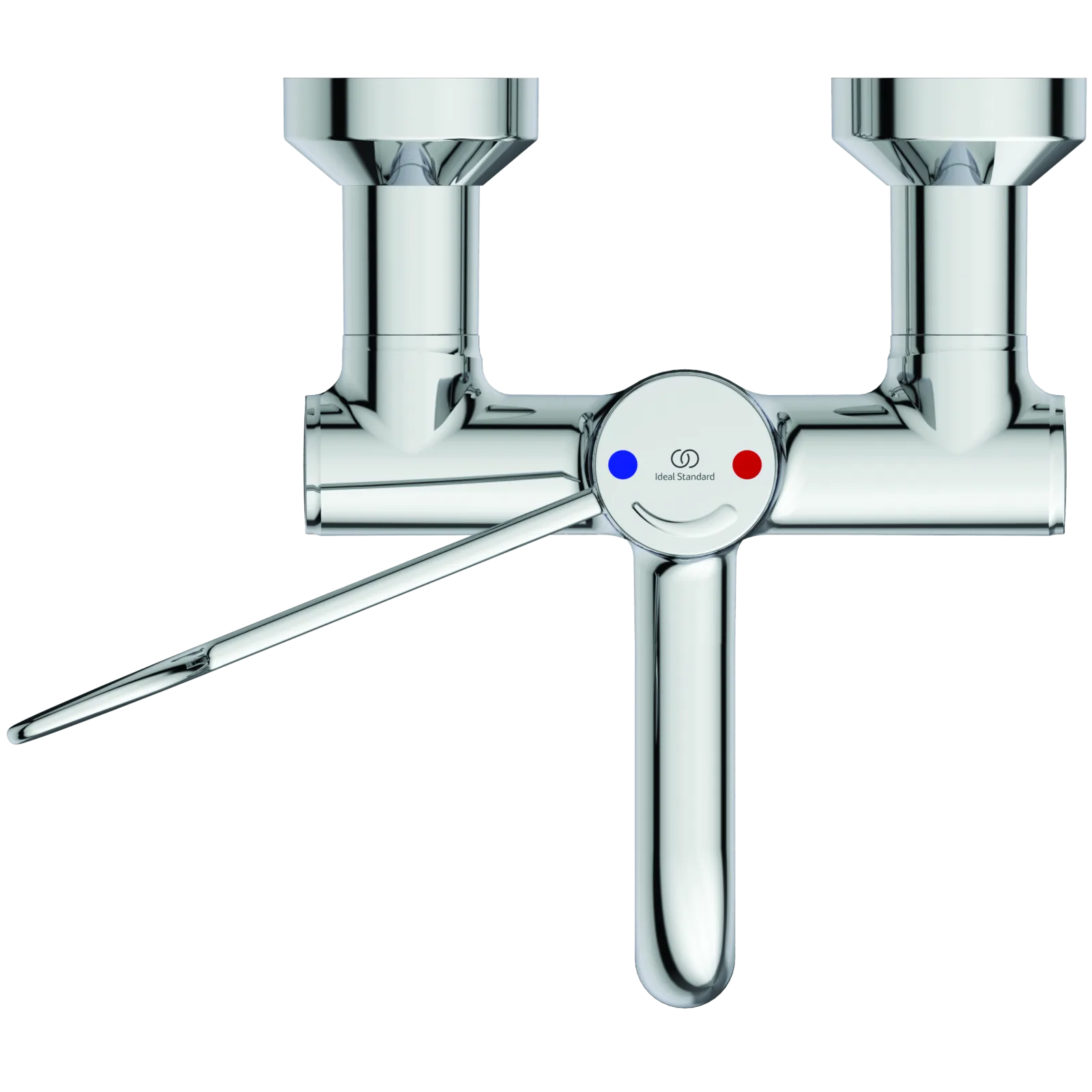 Duvara Monte Lavabo Armatürü 400x335x132 mm, 240 mm çıkış ucu projeksiyonu, 8 l/min (3 bar), sifon kumandasız görsel 3
