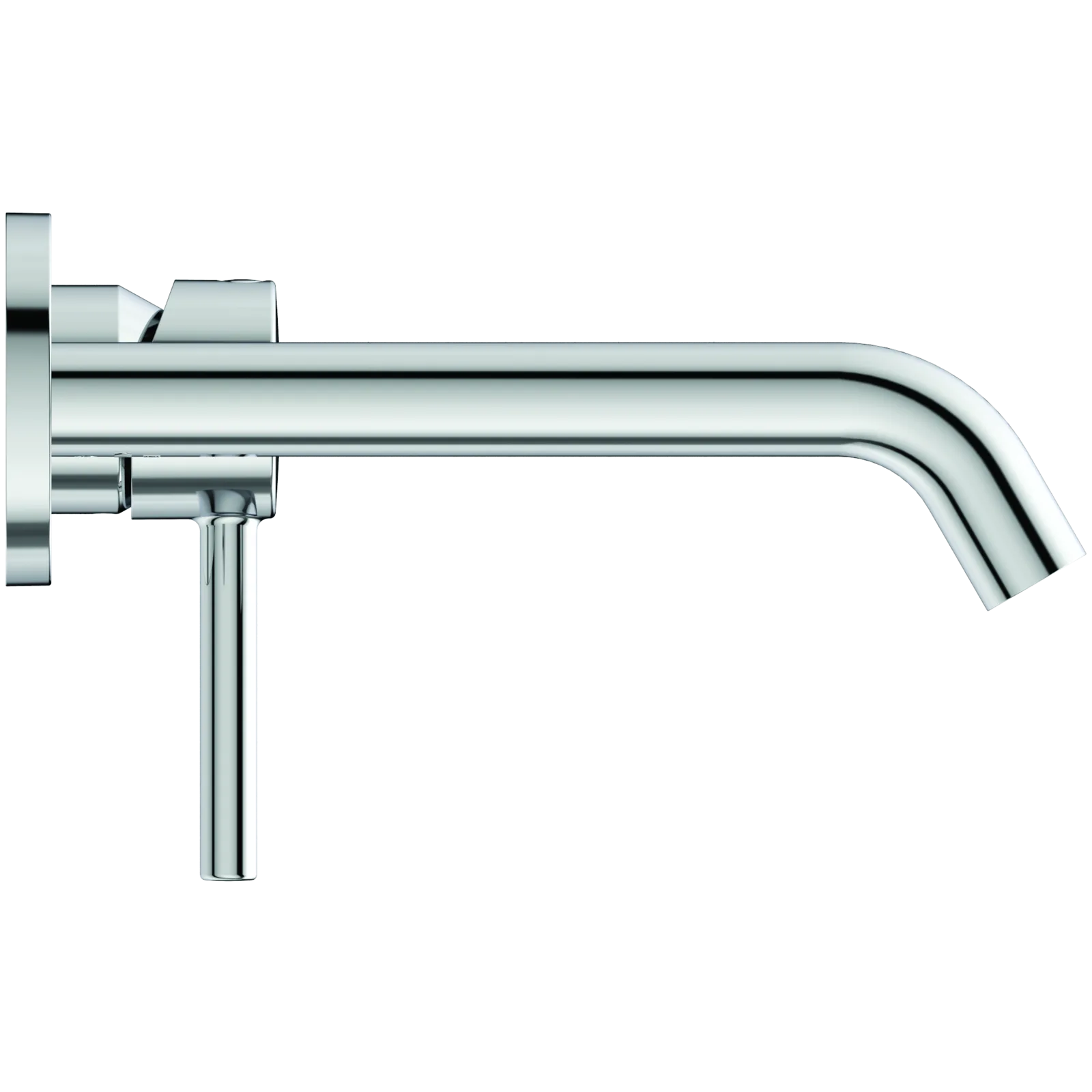 Duvara Monte Lavabo Armatürü 175x189x116.5 mm, 180 mm çıkış ucu projeksiyonu, Kit 1 required (A1313), 3.8 l/min (3 bar), sifon kumandasız görsel 2
