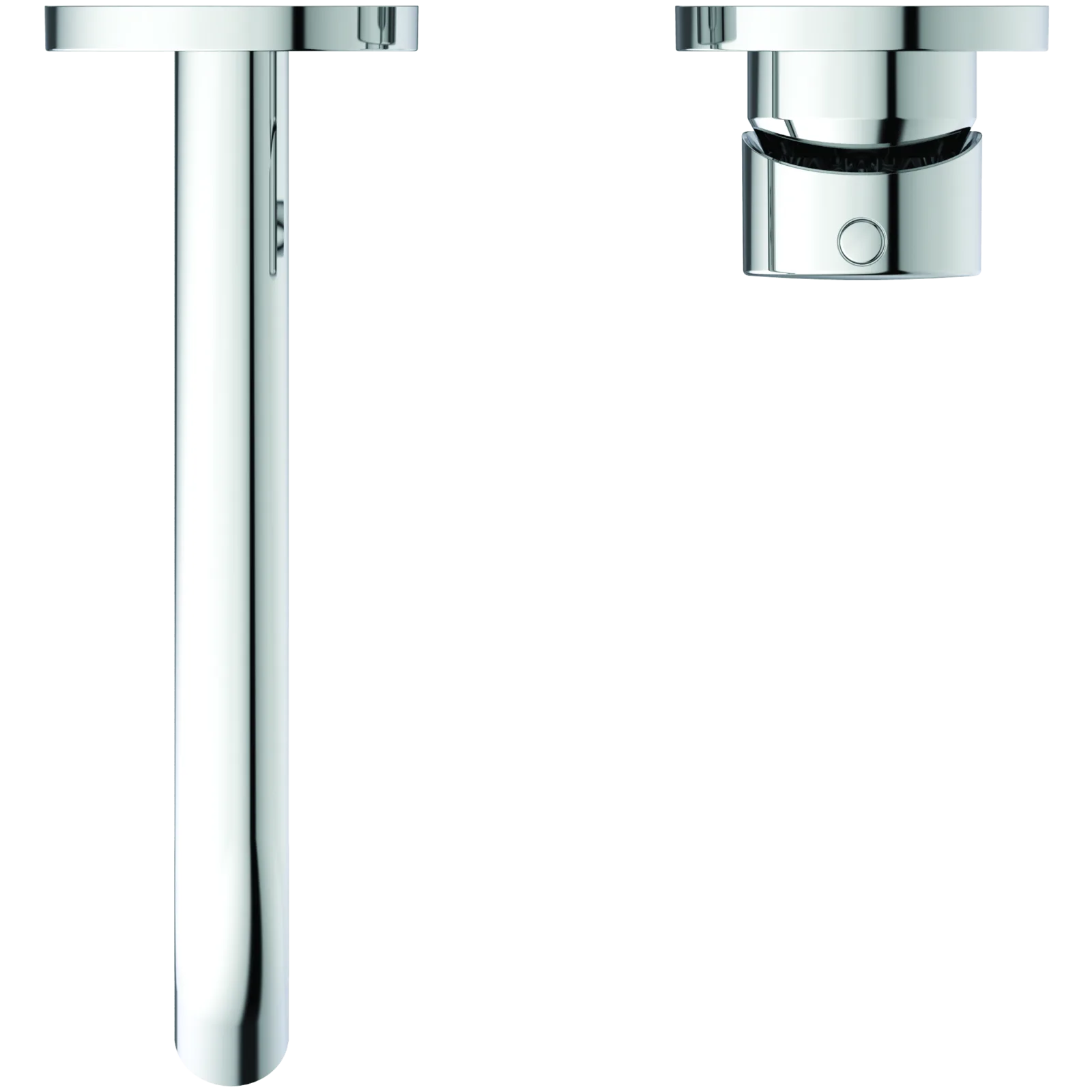 Duvara Monte Lavabo Armatürü 175x189x116.5 mm, 180 mm çıkış ucu projeksiyonu, Kit 1 required (A1313), 3.8 l/min (3 bar), sifon kumandasız görsel 3