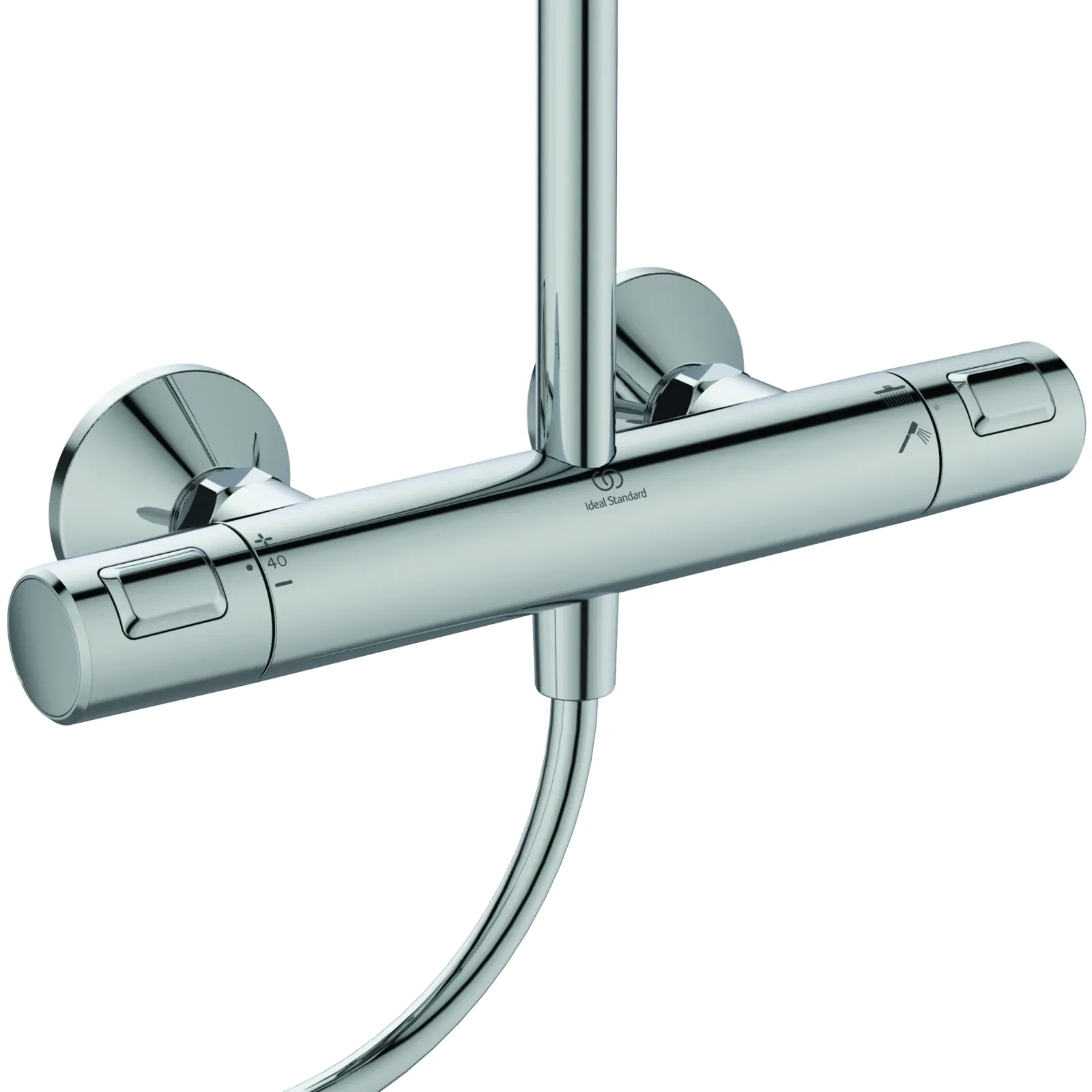 Aplike Duş Bataryası Dahil Duş Sistemi 315x492.5x1117 mm, 12.0 l/min (3 bar) görsel 3