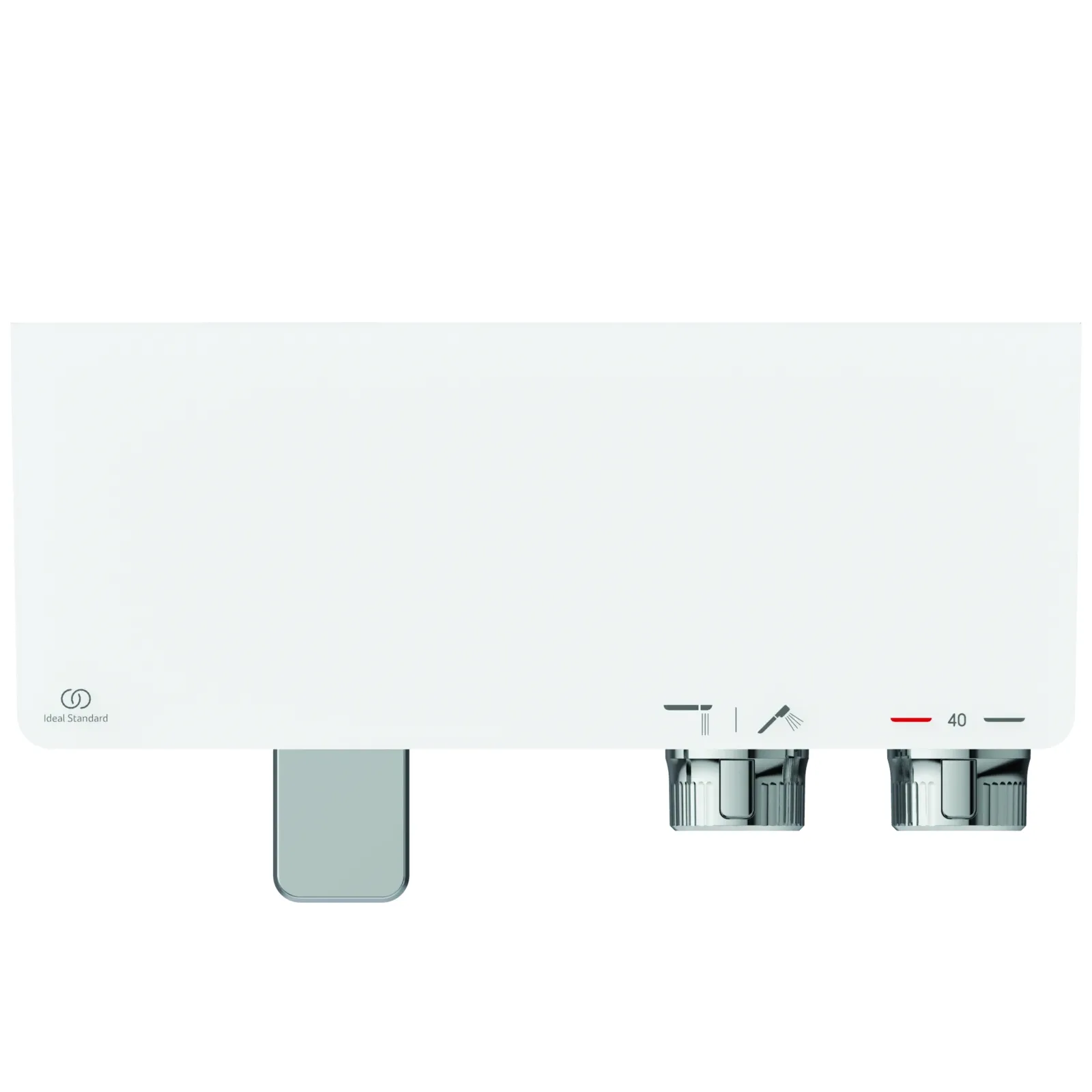 Çift Kontrollü Banyo Bataryası 314x170x75 mm, 155 mm çıkış ucu projeksiyonu, 23.0 l/min (3 bar)