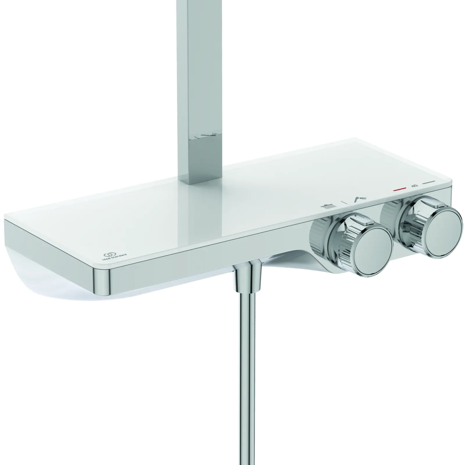 Aplike Duş Bataryası Dahil Duş Sistemi 314x465x1134 mm, 12.0 l/min (3 bar) görsel 2
