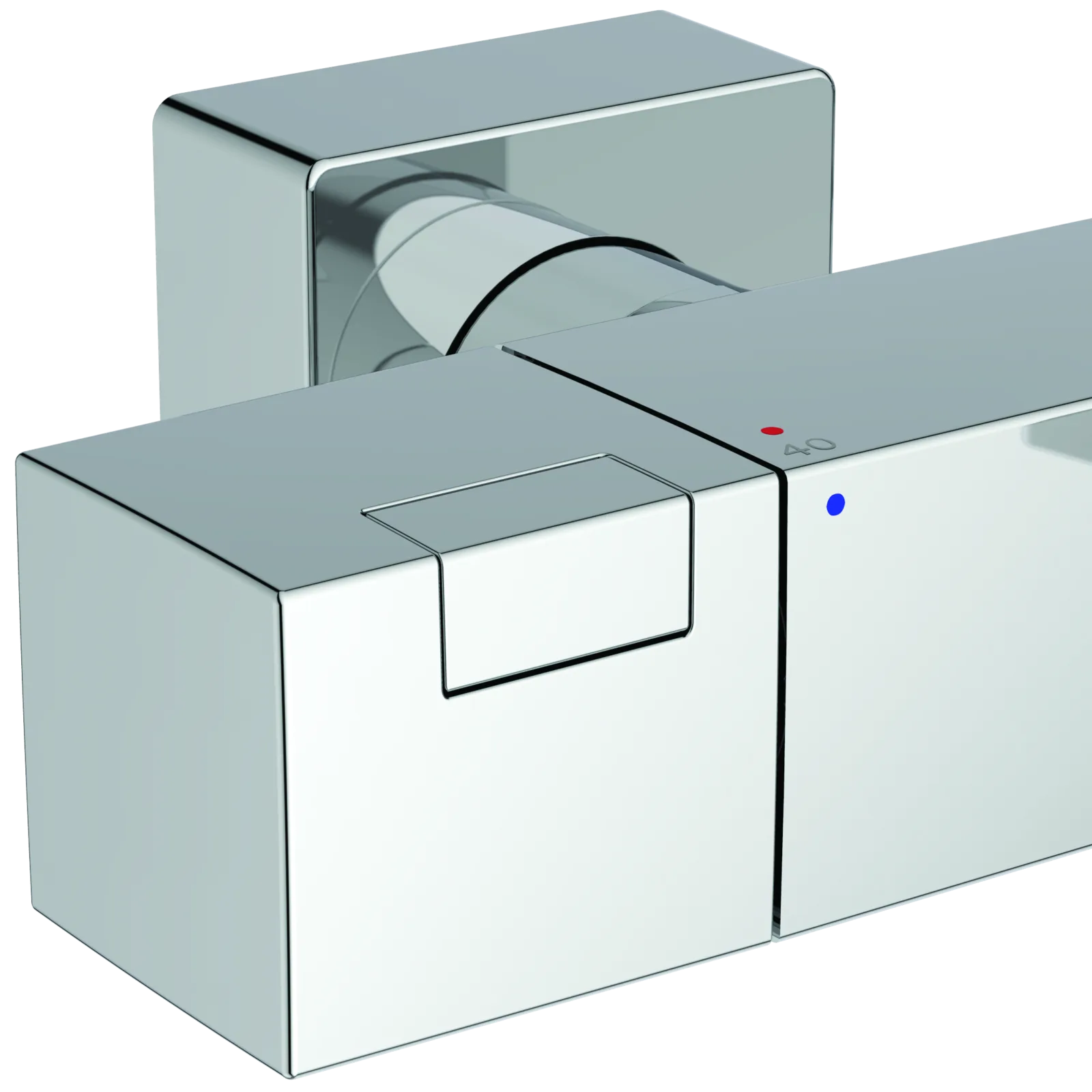 Aplike Banyo ve Duş Bataryası 313x176x65 mm, 161 mm çıkış ucu projeksiyonu, 22.0 l/min (3 bar) görsel 4