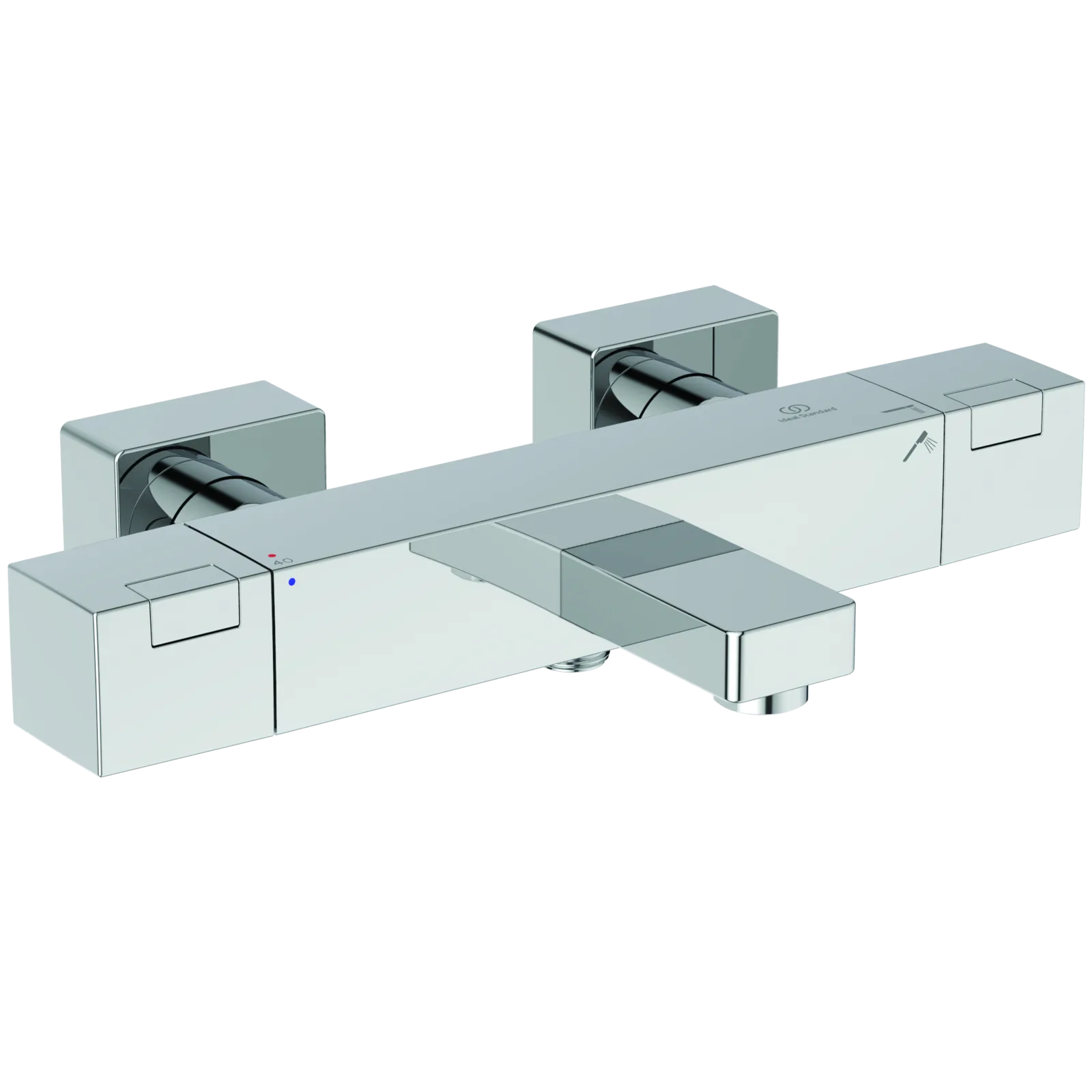 Aplike Banyo ve Duş Bataryası 313x176x65 mm, 161 mm çıkış ucu projeksiyonu, 22.0 l/min (3 bar)