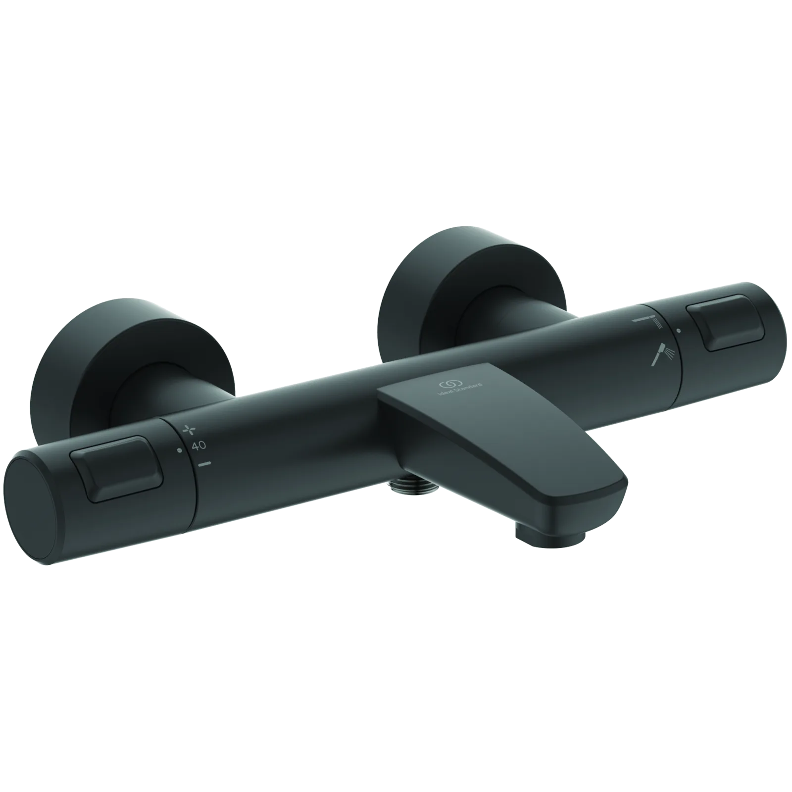 Aplike Banyo ve Duş Bataryası 315x185x70 mm, 161 mm çıkış ucu projeksiyonu, 22.0 l/min (3 bar)