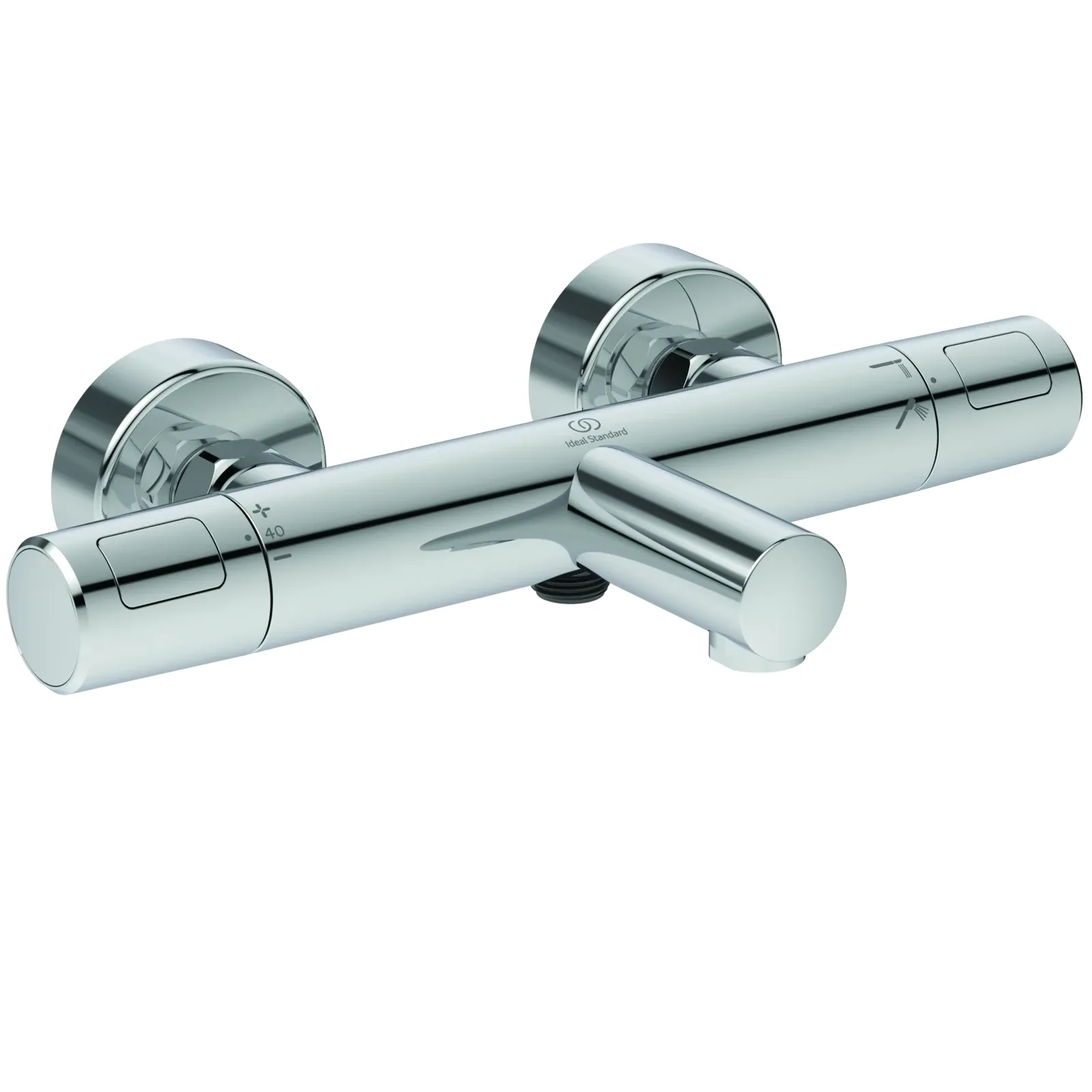 Aplike Banyo ve Duş Bataryası 315x181x70 mm, 163 mm çıkış ucu projeksiyonu, 22.0 l/min (3 bar)