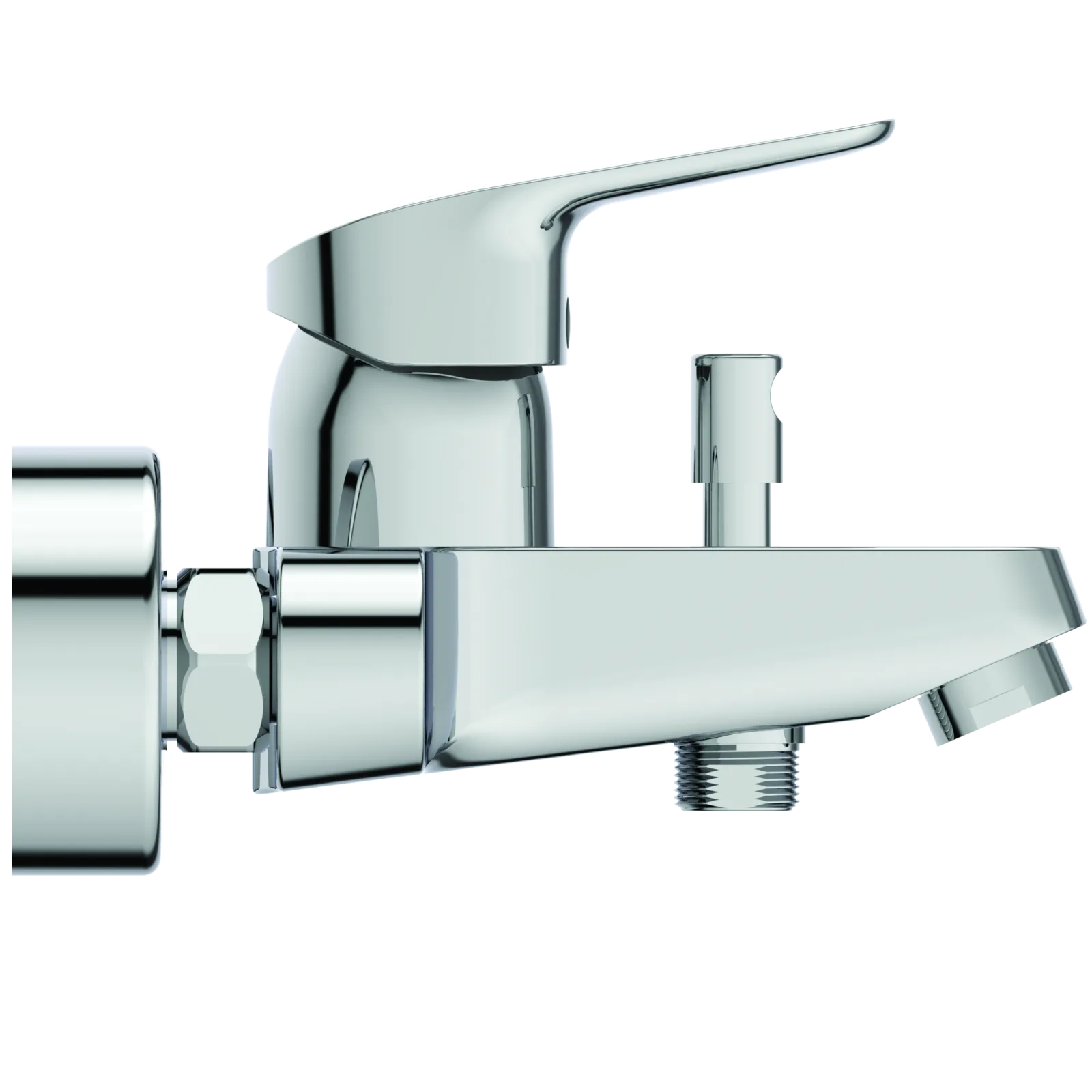 Aplike Banyo ve Duş Bataryası 207x184x123 mm, 162 mm çıkış ucu projeksiyonu, 20.0 l/min (3 bar)