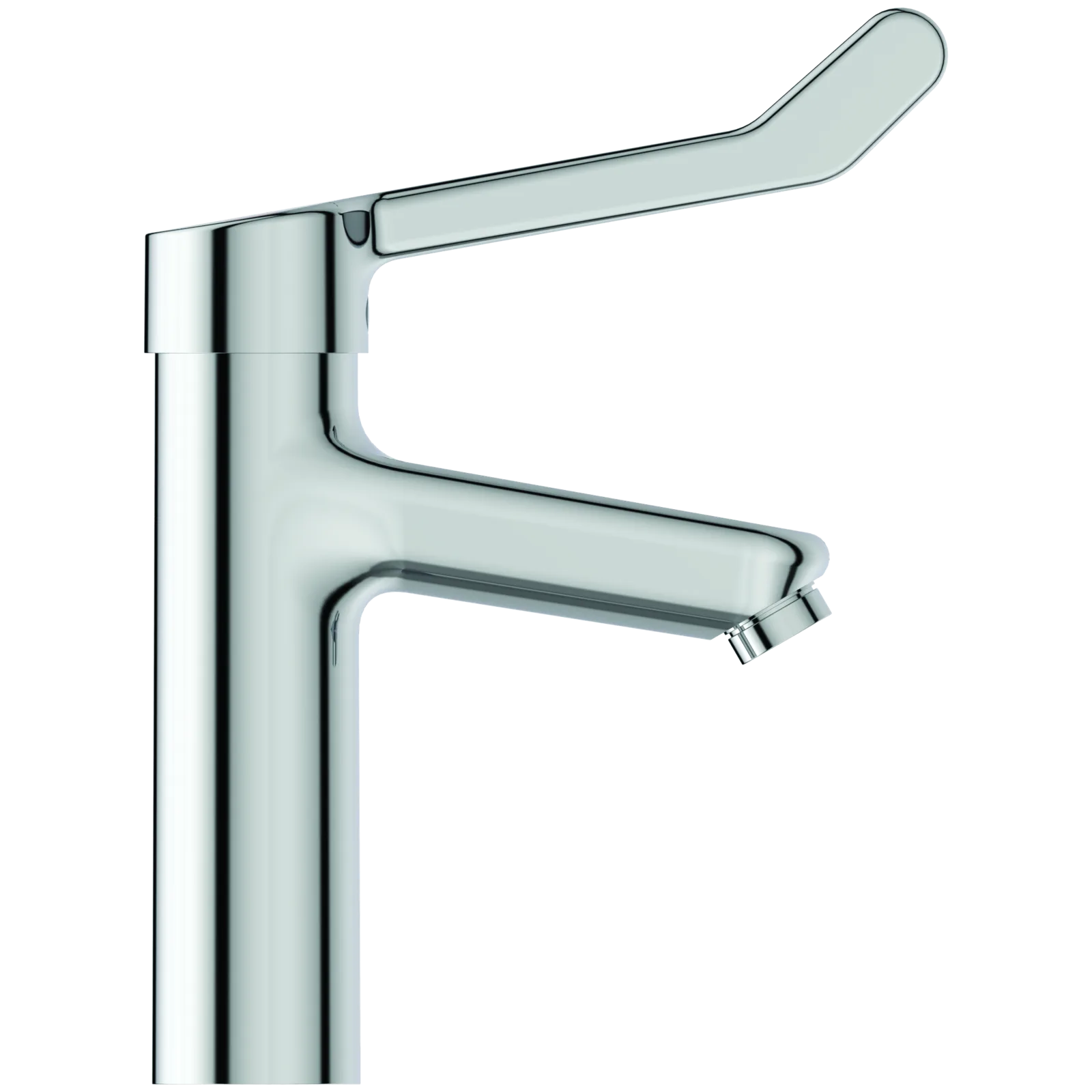 Lavabo Bataryası 48x186x249 mm, 123 mm çıkış ucu projeksiyonu, 8.4 l/min (3 bar), sifon kumandasız