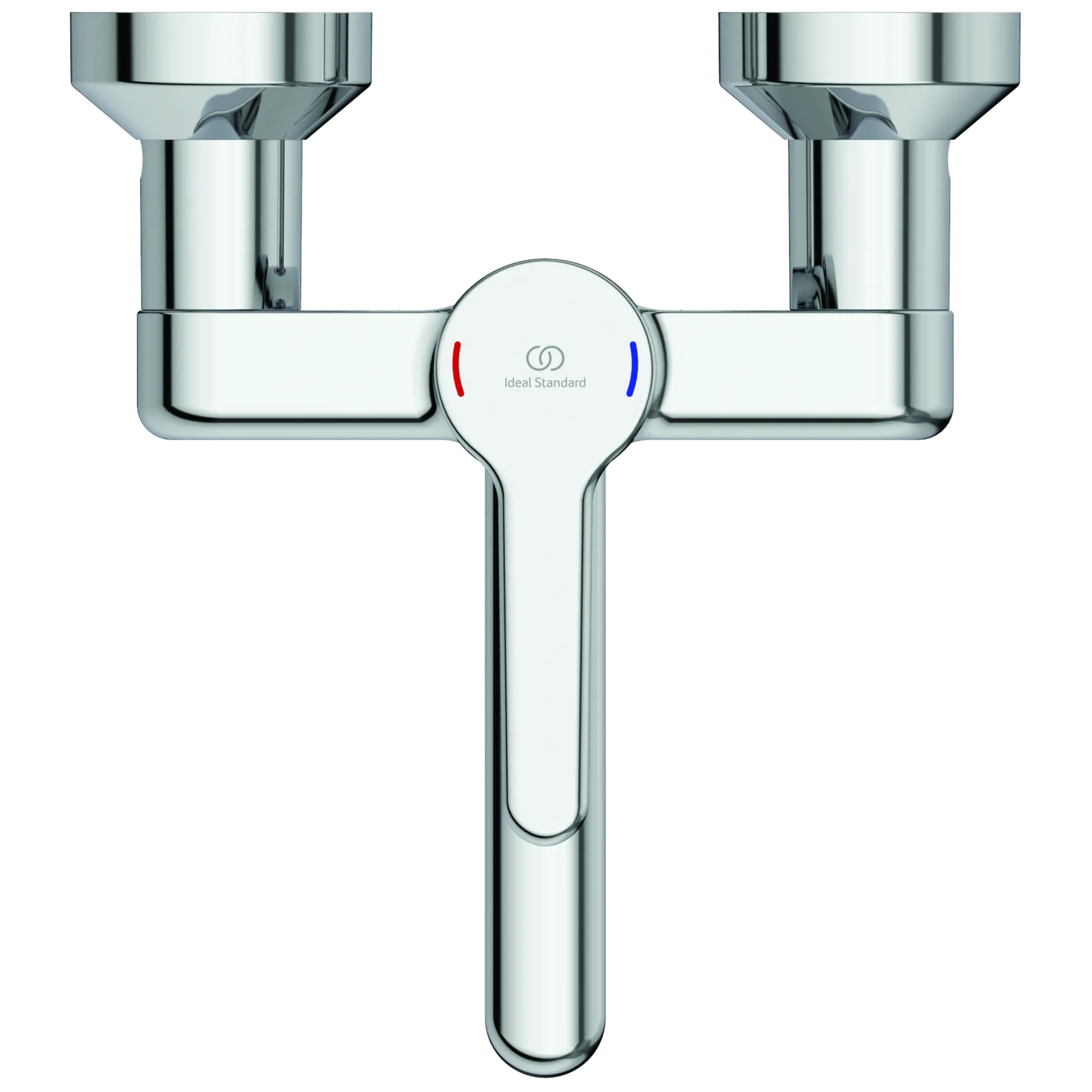 Duvara Monte Lavabo Armatürü 172 mm, 150 mm çıkış ucu projeksiyonu, ON / OFF S-Connectors, 5 l/min (3 bar), sifon kumandasız