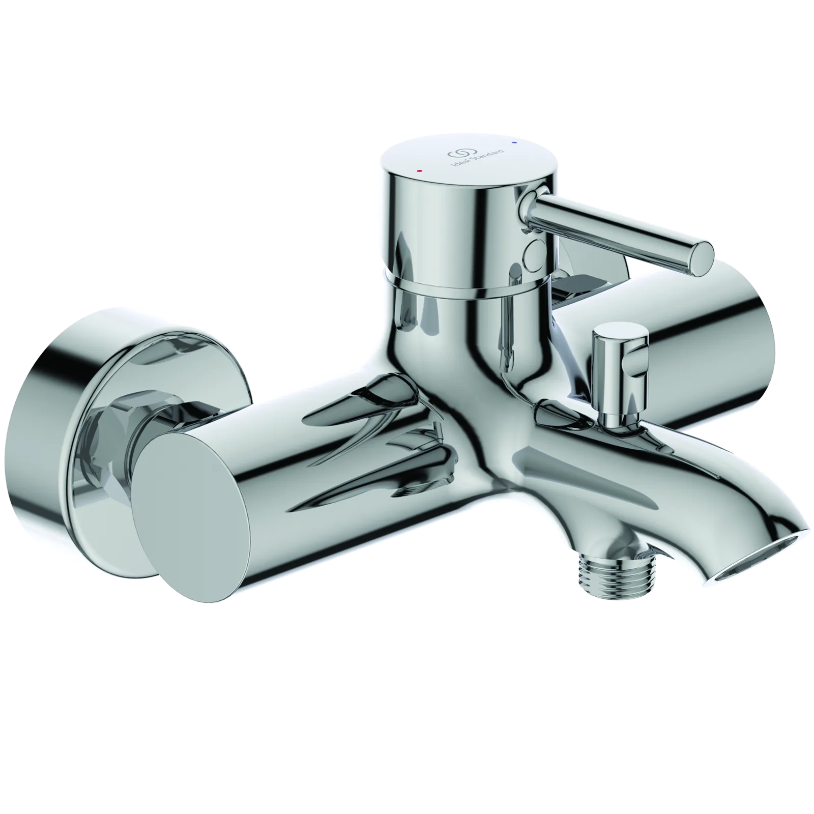 Aplike Banyo ve Duş Bataryası 207x187x111 mm, 168 mm çıkış ucu projeksiyonu, 20.0 l/min (3 bar)
