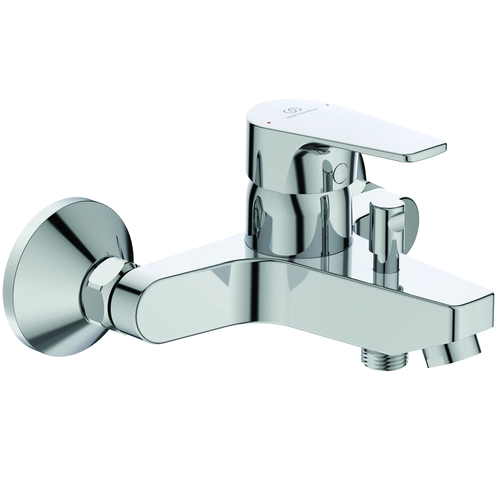 Aplike Banyo ve Duş Bataryası 207x179x110 mm, 161 mm çıkış ucu projeksiyonu, 20.0 l/min (3 bar)