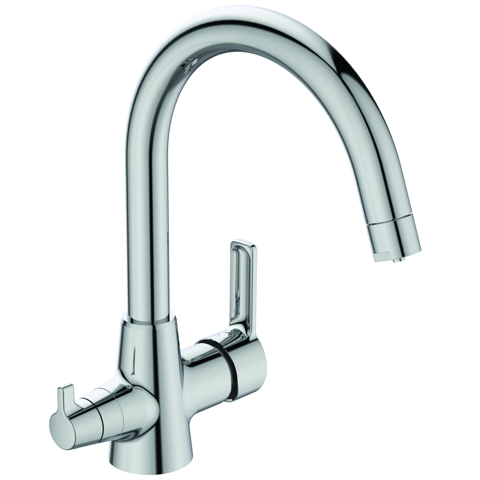 Çift Kontrollü Mutfak Armatürü 162x246x315 mm, 207 mm çıkış ucu projeksiyonu, 9 l/min (3 bar)
