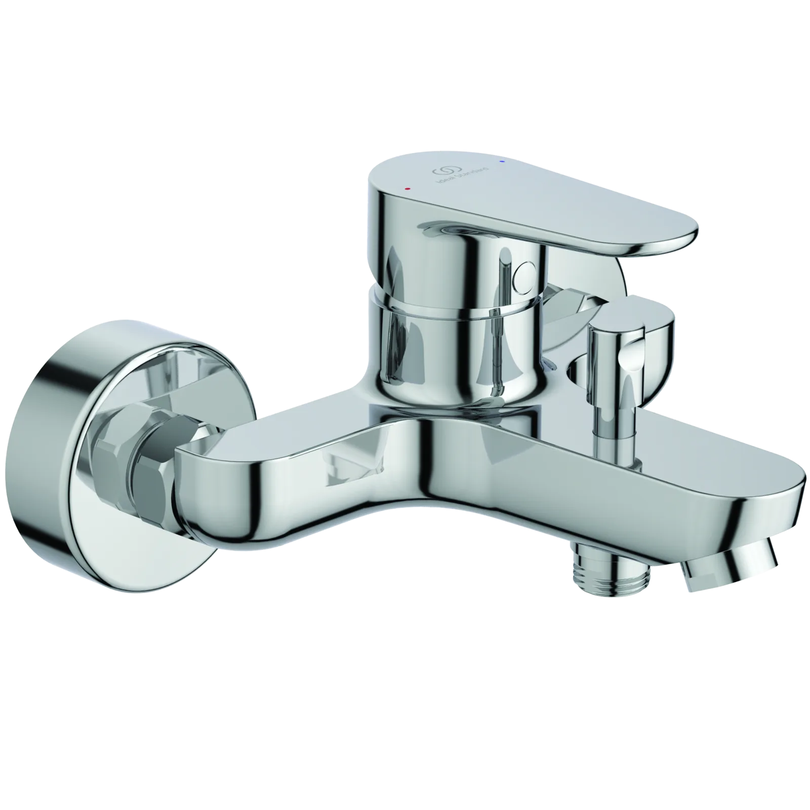 Aplike Banyo ve Duş Bataryası 207x175x108 mm, 155 mm çıkış ucu projeksiyonu, 20.0 l/min (3 bar)