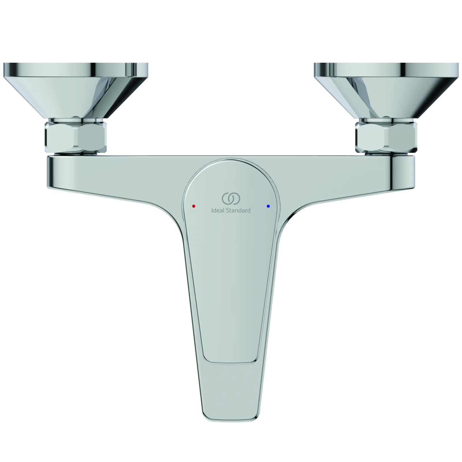 Aplike Banyo ve Duş Bataryası 207x174x110 mm, 156 mm çıkış ucu projeksiyonu, 20.0 l/min (3 bar)