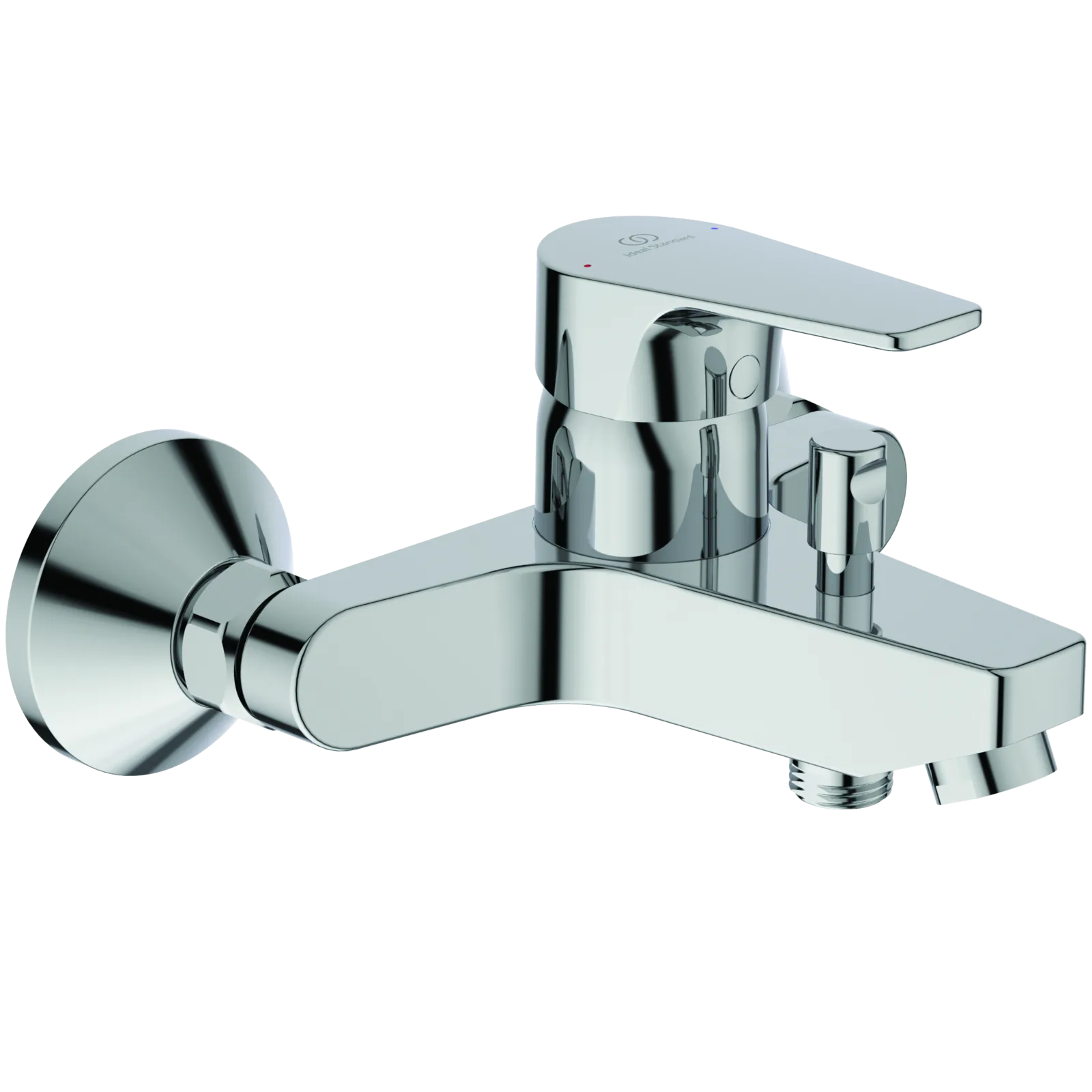 Aplike Banyo ve Duş Bataryası 207x174x110 mm, 156 mm çıkış ucu projeksiyonu, 20.0 l/min (3 bar)