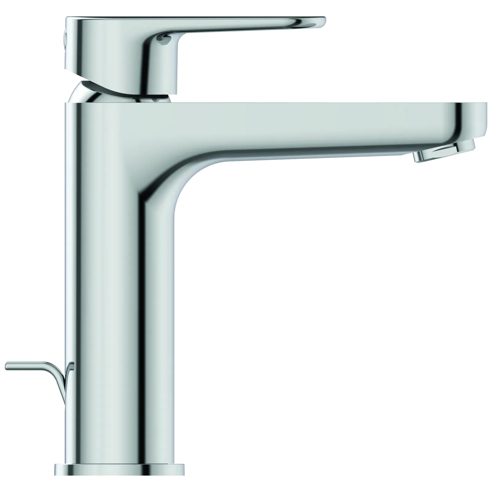 Lavabo Bataryası 50x185x176 mm, 125 mm çıkış ucu projeksiyonu, 3.8 l/min (3 bar), sifon kumandalı