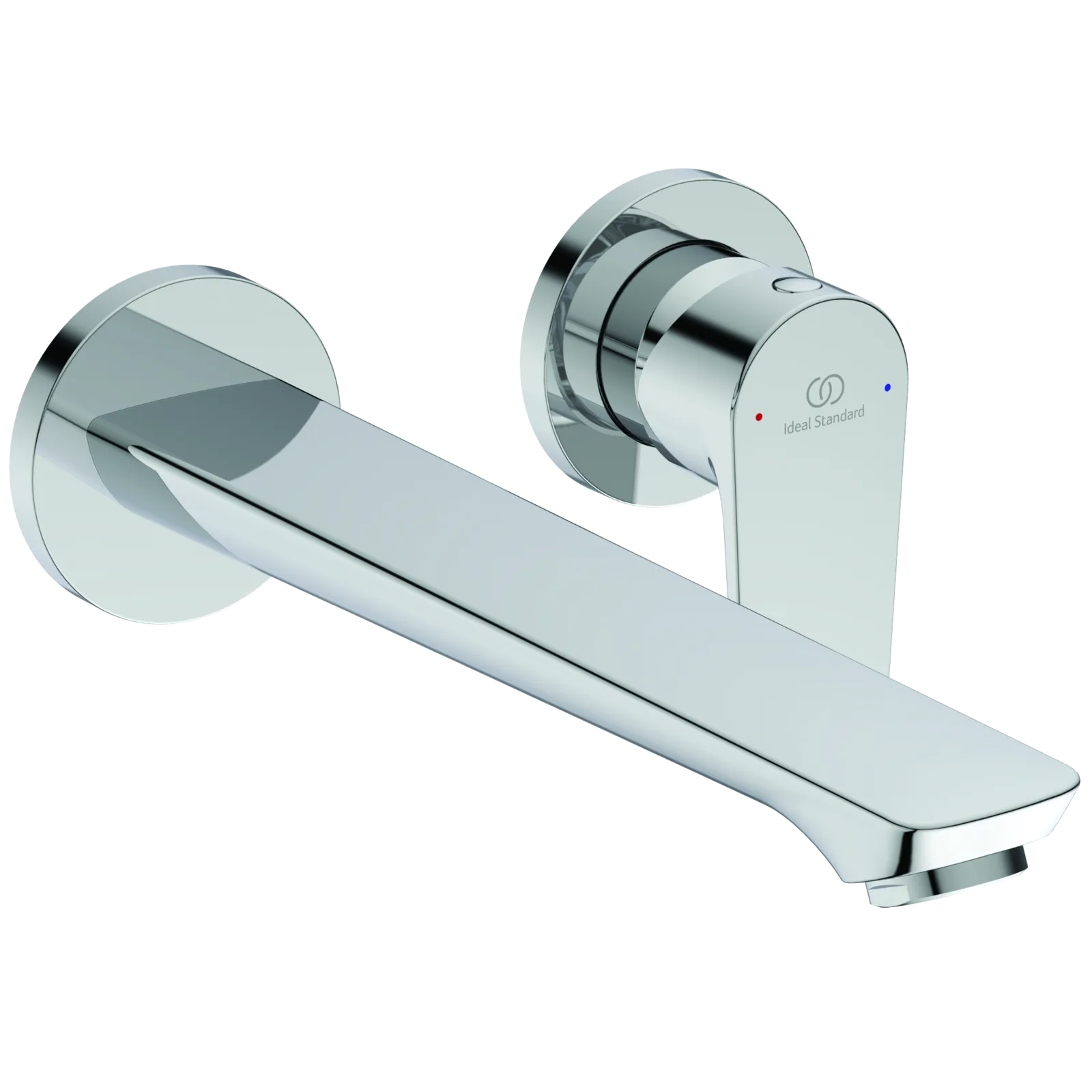 Duvara Monte Lavabo Armatürü 175x237x111.5 mm, 224 mm çıkış ucu projeksiyonu, Kit 1 required (A1313), 3.8 l/min (3 bar), sifon kumandasız