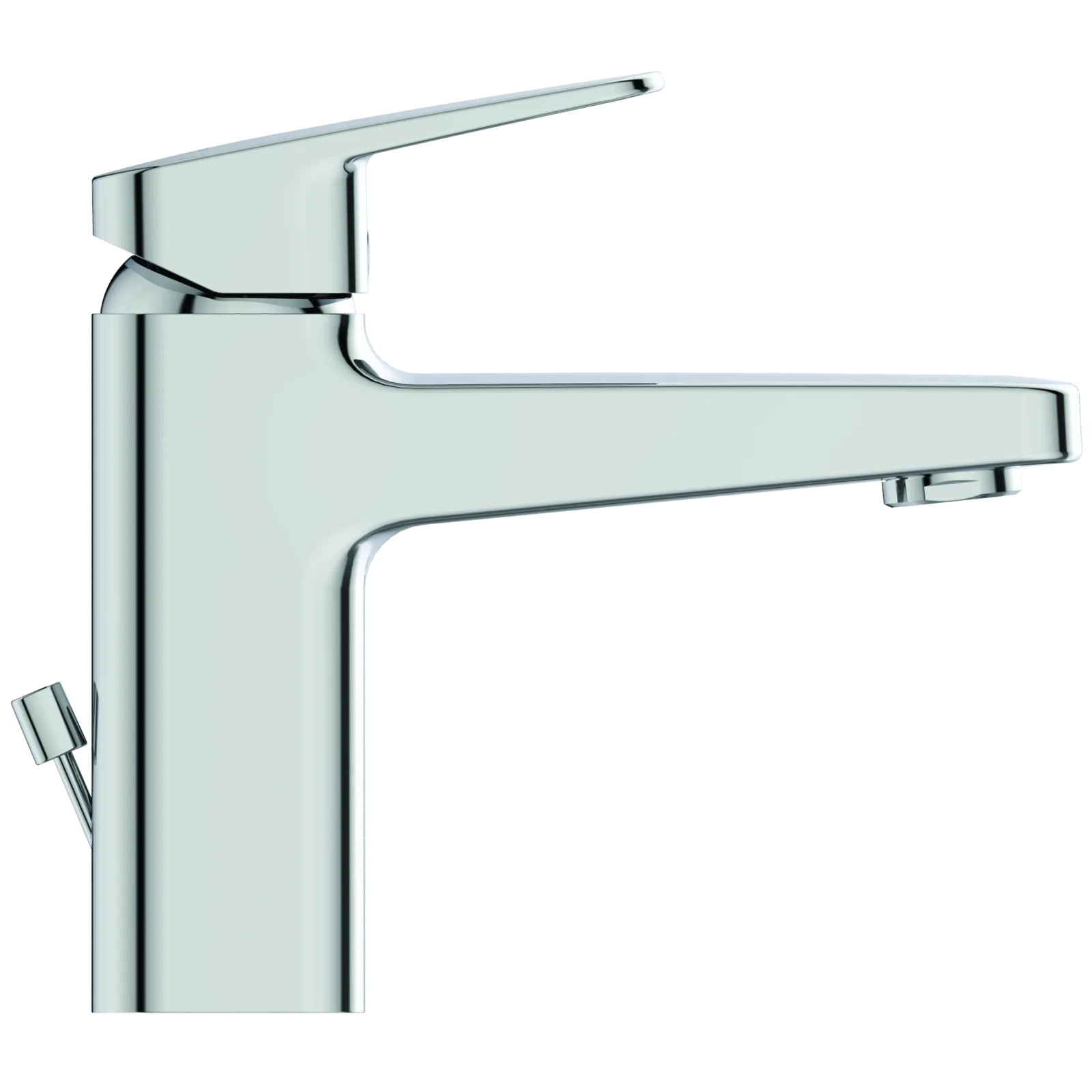 Lavabo Bataryası 47x196x161 mm, 124 mm çıkış ucu projeksiyonu, 5 l/min (3 bar), sifon kumandalı