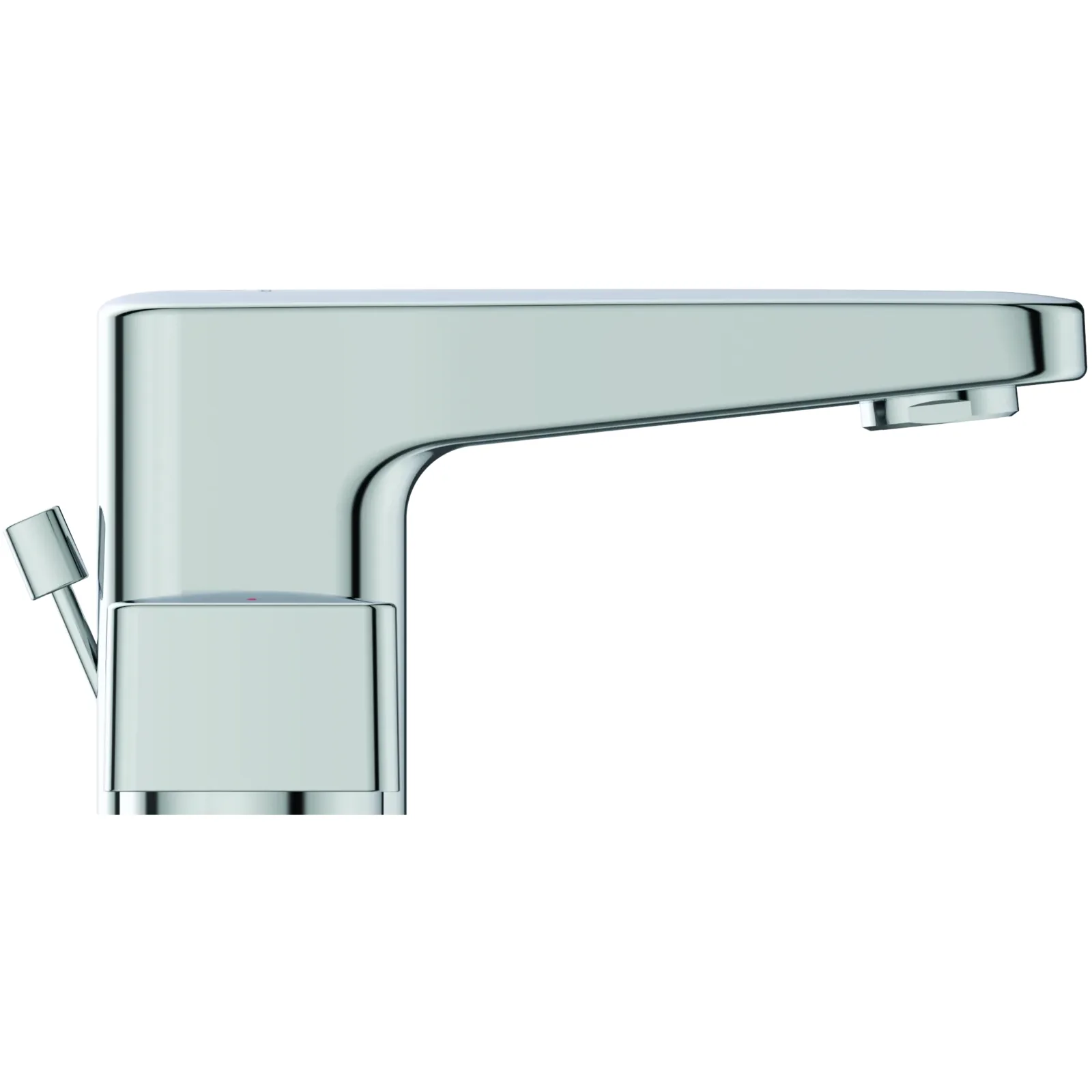 Çift Kontrollü Lavabo Bataryası 245x177x80 mm, 104 mm çıkış ucu projeksiyonu, 3.8 l/min (3 bar), sifon kumandalı