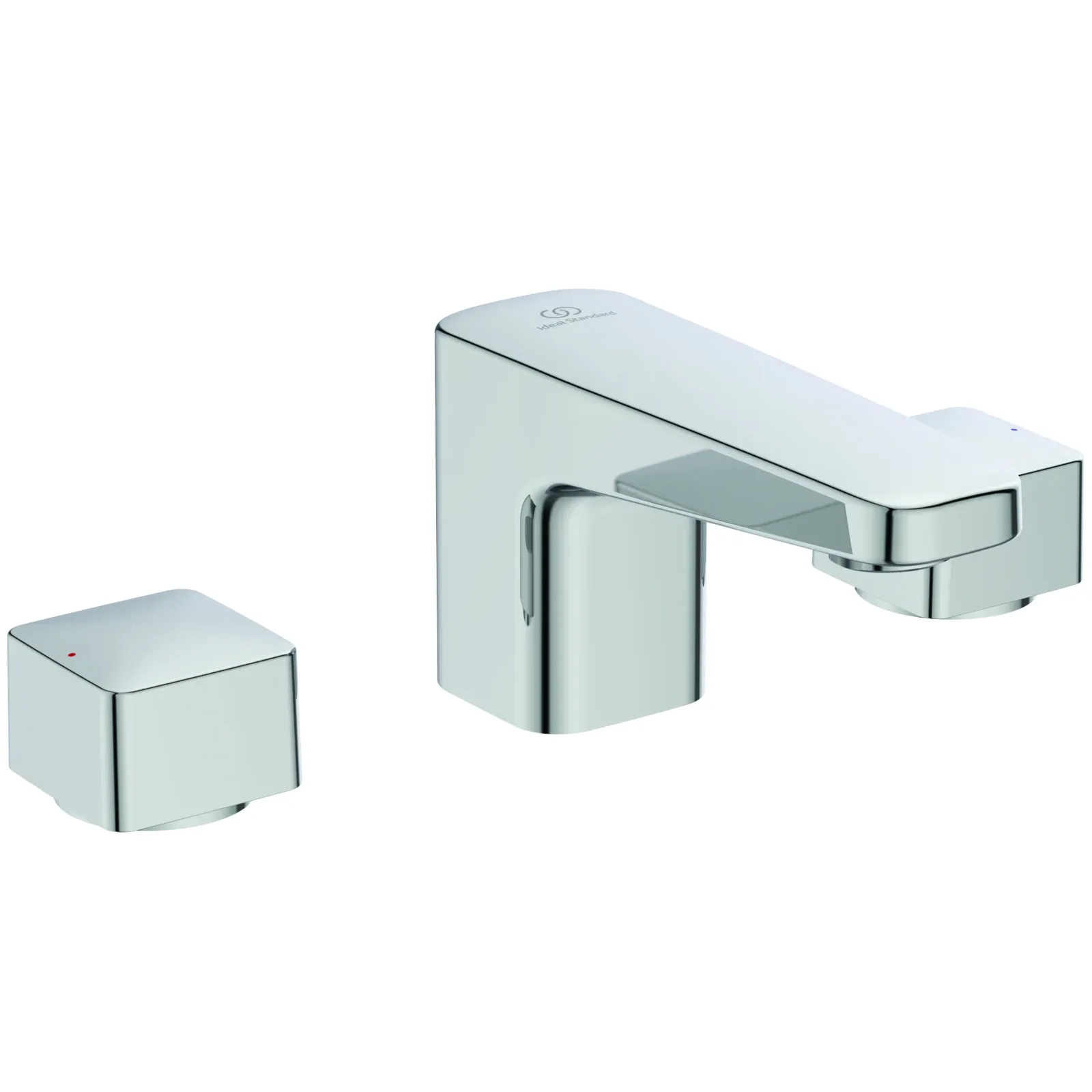 Çift Kontrollü Lavabo Bataryası 245x177x80 mm, 104 mm çıkış ucu projeksiyonu, 3.8 l/min (3 bar), sifon kumandalı