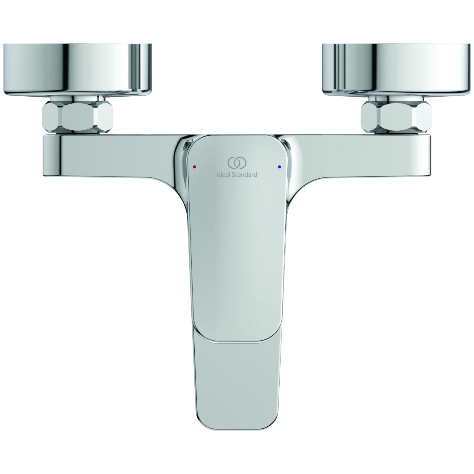 Aplike Banyo ve Duş Bataryası 207x187x109 mm, 163 mm çıkış ucu projeksiyonu, 20.0 l/min (3 bar)