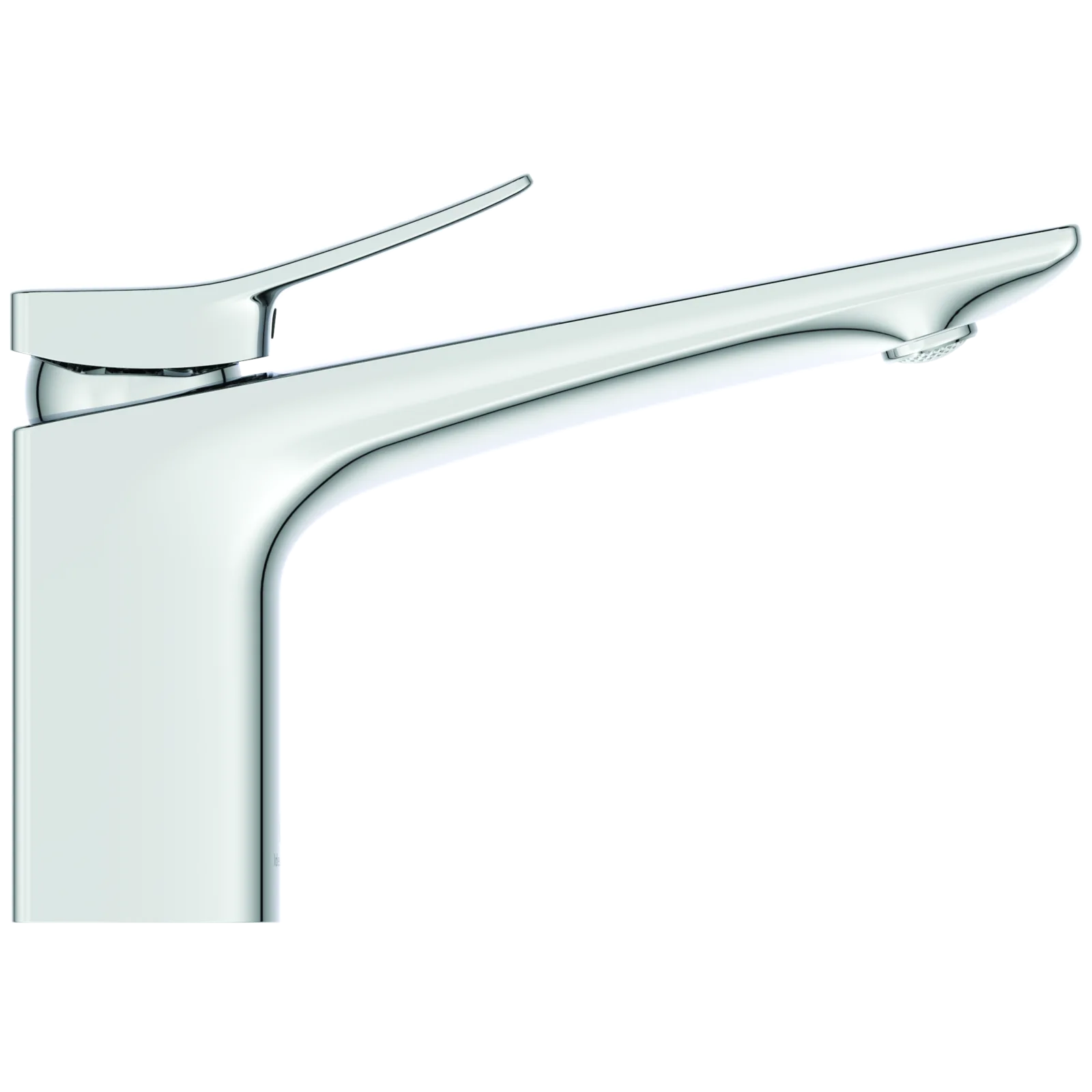 Lavabo Bataryası 48x190x133 mm, 140 mm çıkış ucu projeksiyonu, 5 l/min (3 bar), sifon kumandasız