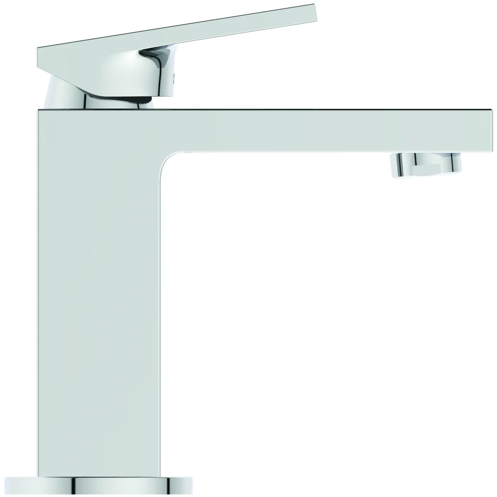 Lavabo Bataryası 64x165x165 mm, 111 mm çıkış ucu projeksiyonu, 5 l/min (3 bar), sifon kumandasız