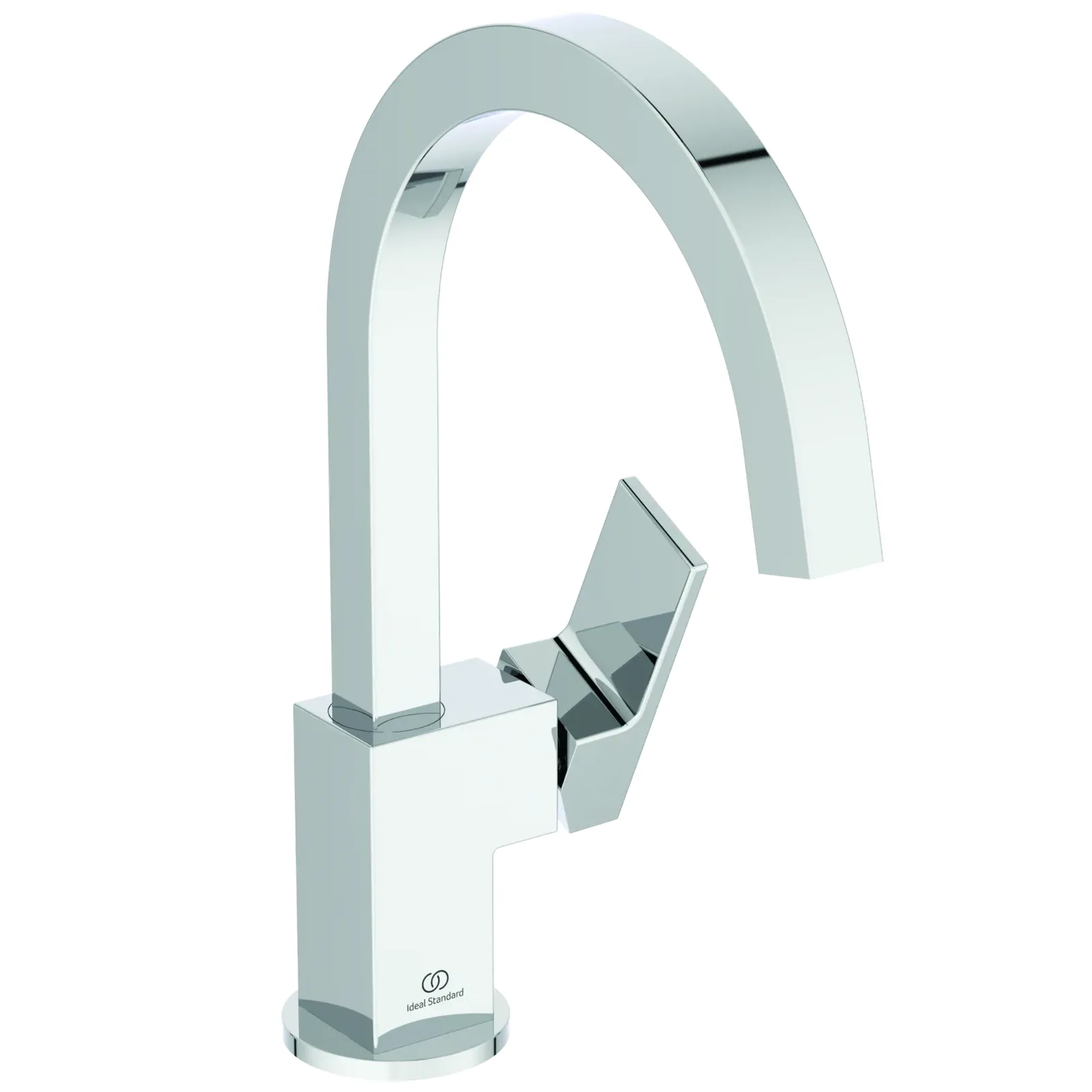 Lavabo Bataryası 90x221x307 mm, 190 mm çıkış ucu projeksiyonu, 5 l/min (3 bar), sifon kumandasız
