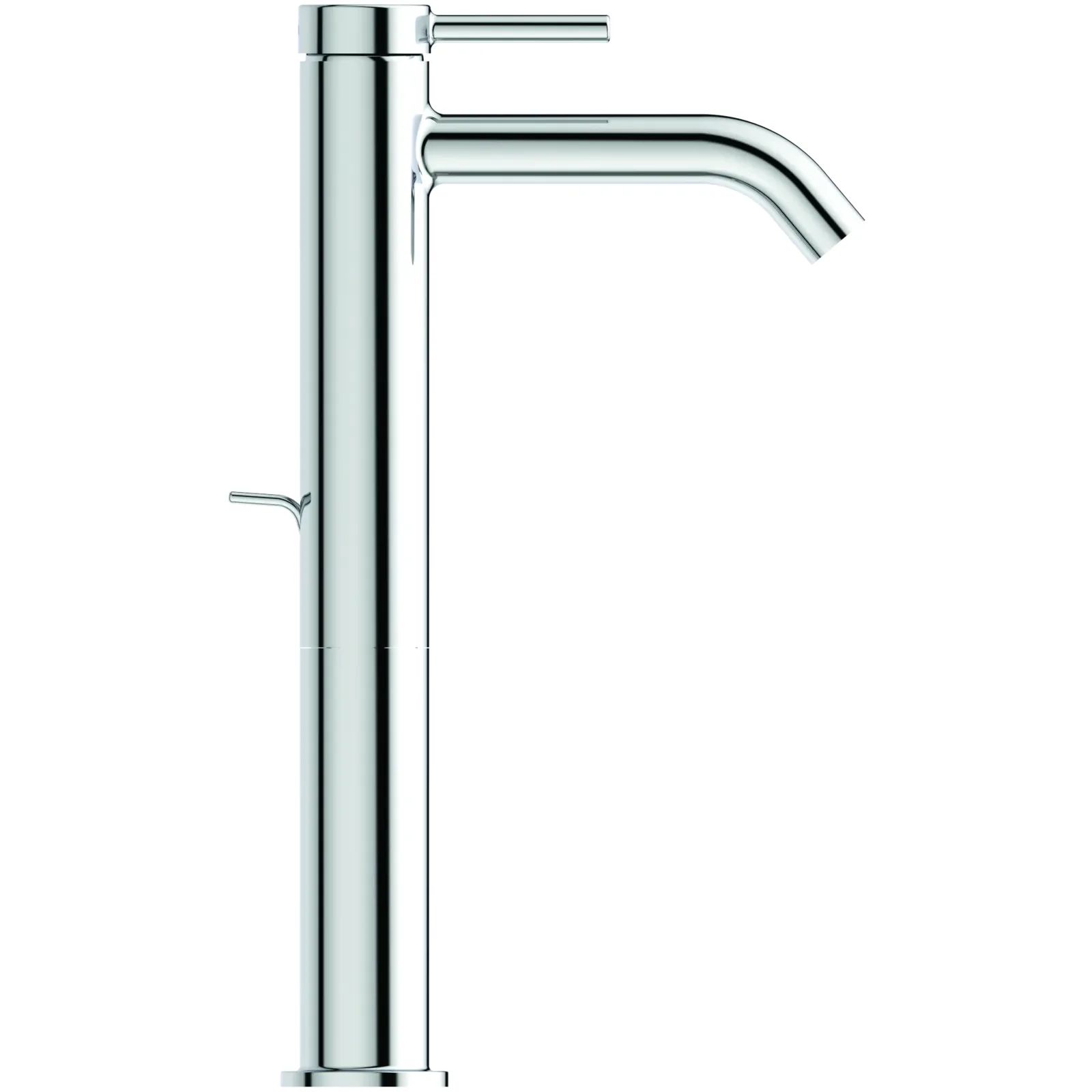 Lavabo Bataryası 48x182x332 mm, 135 mm çıkış ucu projeksiyonu, 3.8 l/min (3 bar), sifon kumandalı