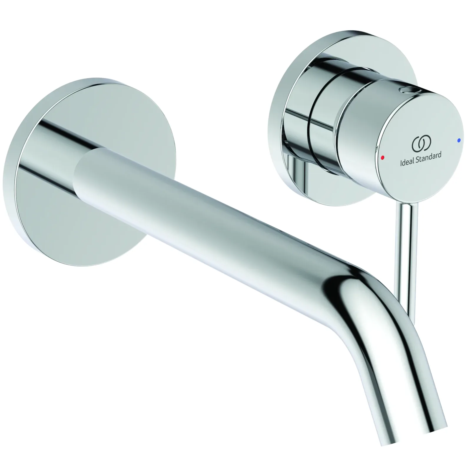 Duvara Monte Lavabo Armatürü 175x189x102.5 mm, 180 mm çıkış ucu projeksiyonu, Kit 1 required (A1313), sifon kumandasız