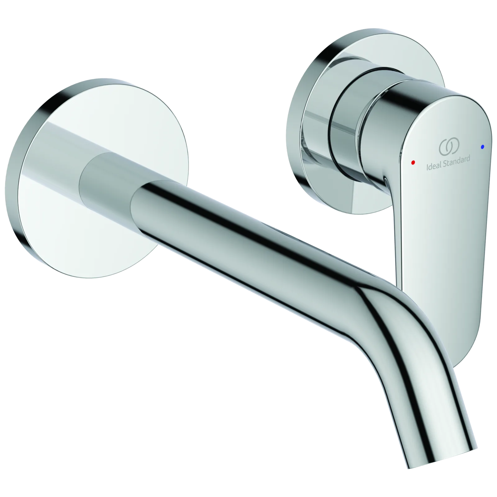 Duvara Monte Lavabo Armatürü 175x189x112.5 mm, 180 mm çıkış ucu projeksiyonu, Kit 1 required, 4 l/min (3 bar), sifon kumandasız