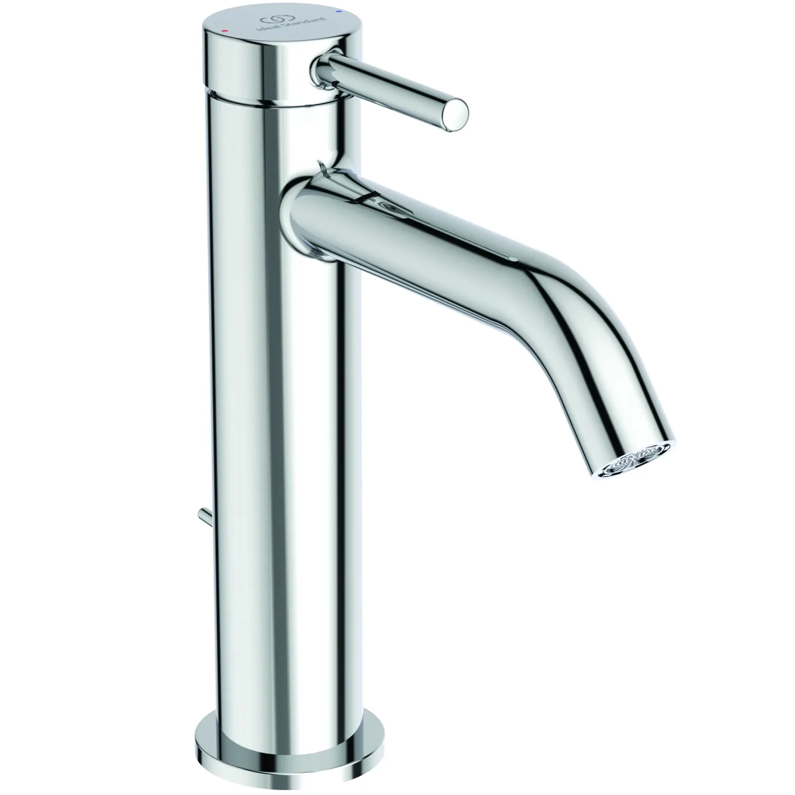 Lavabo Bataryası 48x182x212 mm, 135 mm çıkış ucu projeksiyonu, 3.8 l/min (3 bar), sifon kumandalı
