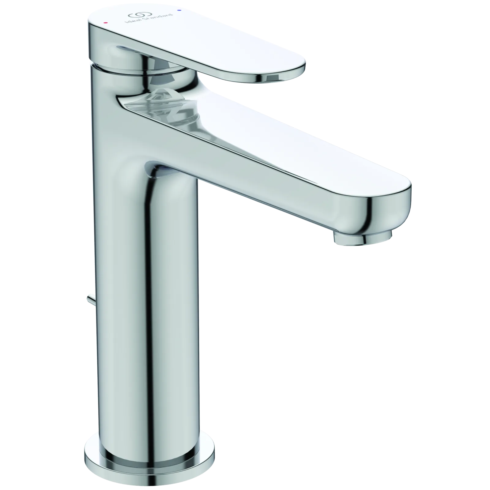Lavabo Bataryası 48x164.5x167 mm, 125 mm çıkış ucu projeksiyonu, 3.8 l/min (3 bar), sifon kumandalı