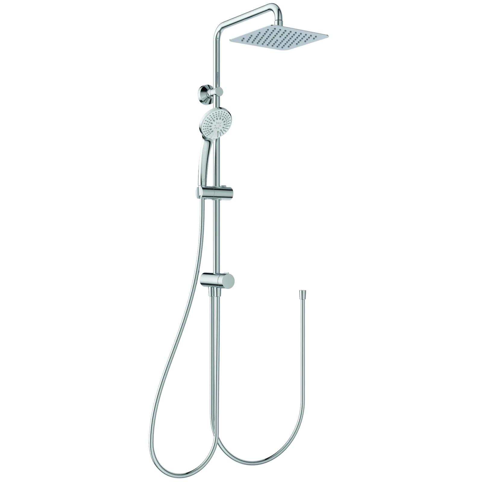 Aplike Duş Bataryası Dahil Duş Sistemi 200x412x759 mm, 12.0 l/min (3 bar)