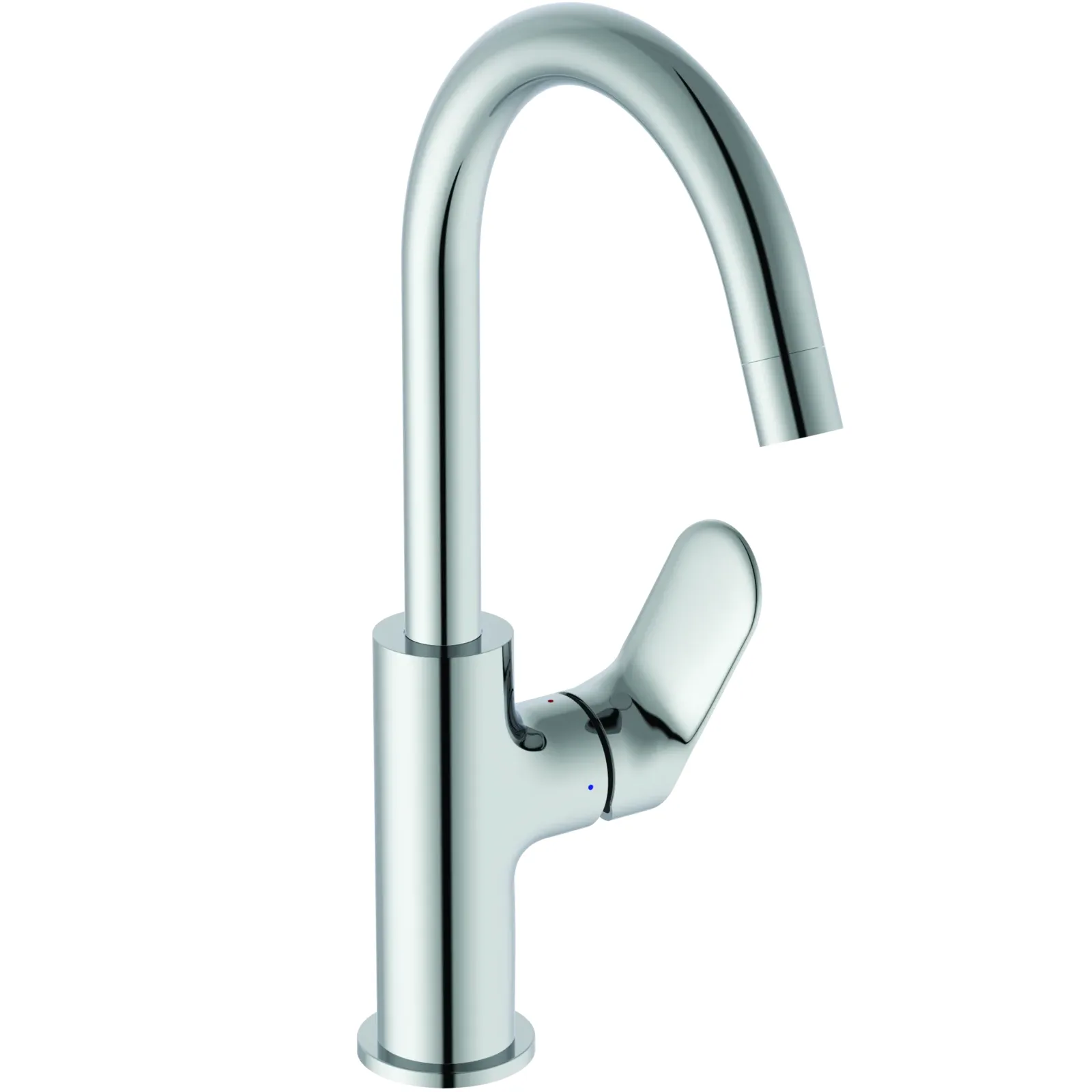 Lavabo Bataryası 93x201x301 mm, 174 mm çıkış ucu projeksiyonu, 3.8 l/min (3 bar), sifon kumandalı