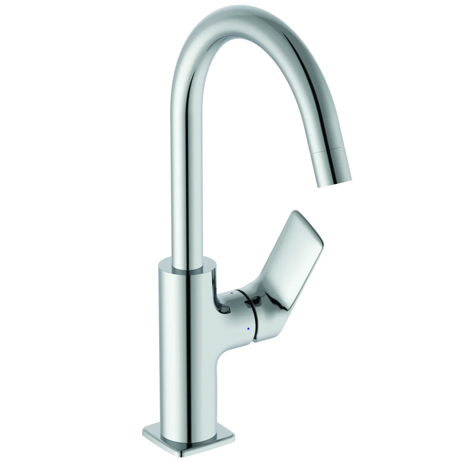 Lavabo Bataryası 93x205x301 mm, 150 mm çıkış ucu projeksiyonu, 3.8 l/min (3 bar), sifon kumandalı görsel 2