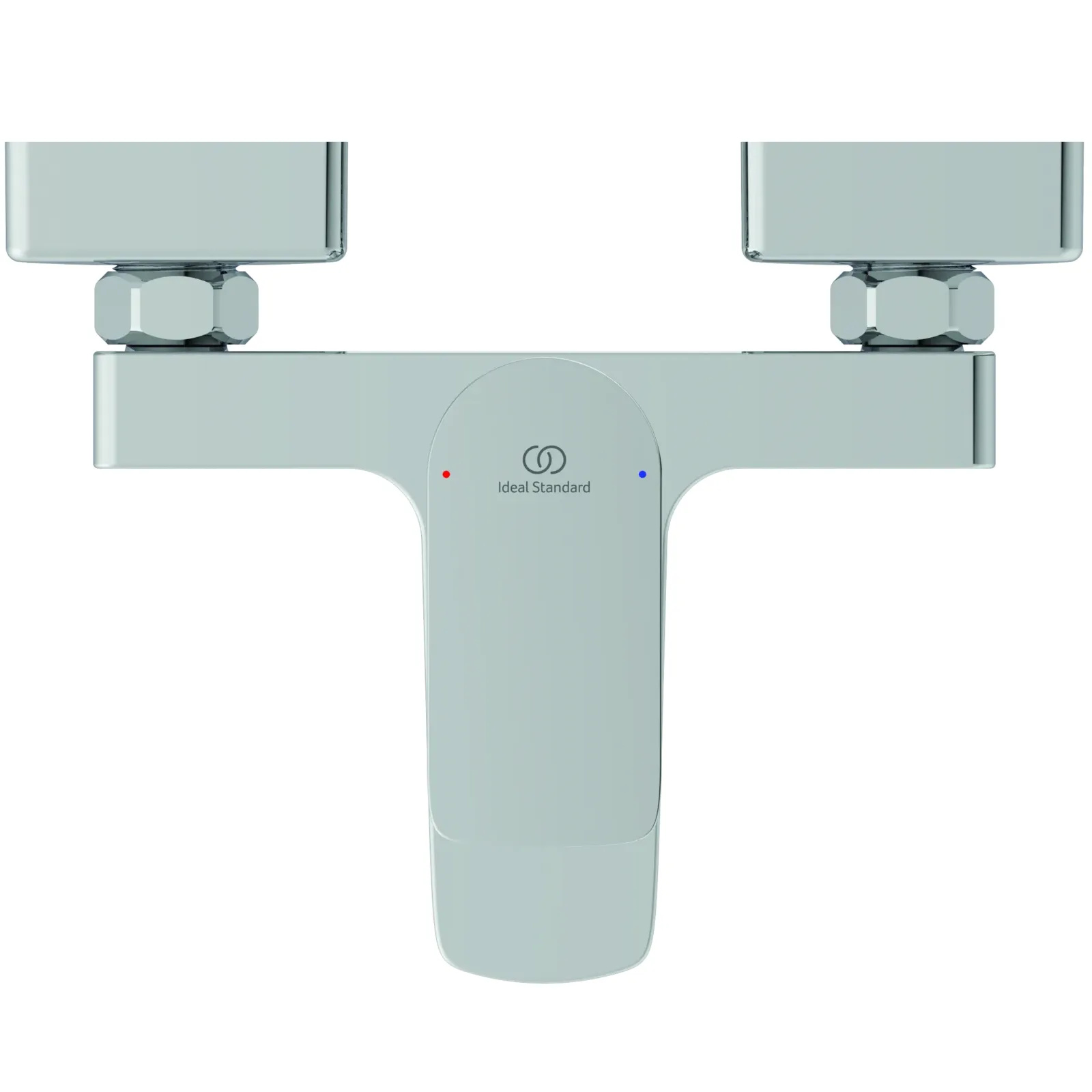 Aplike Banyo ve Duş Bataryası 207x177x115 mm, 155 mm çıkış ucu projeksiyonu görsel 3