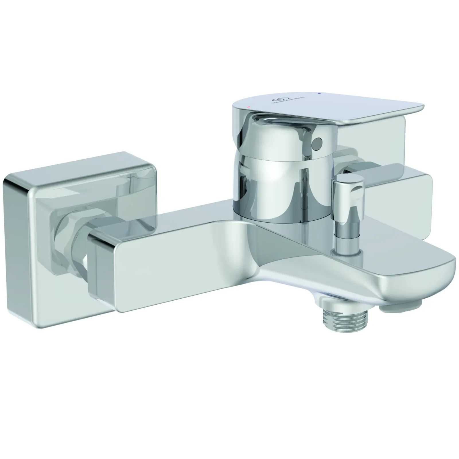 Aplike Banyo ve Duş Bataryası 207x177x115 mm, 155 mm çıkış ucu projeksiyonu