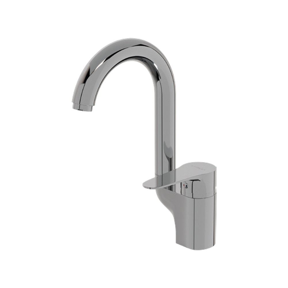 KL400 MİA KROM Kuğu LAVABO ARMATÜRÜ