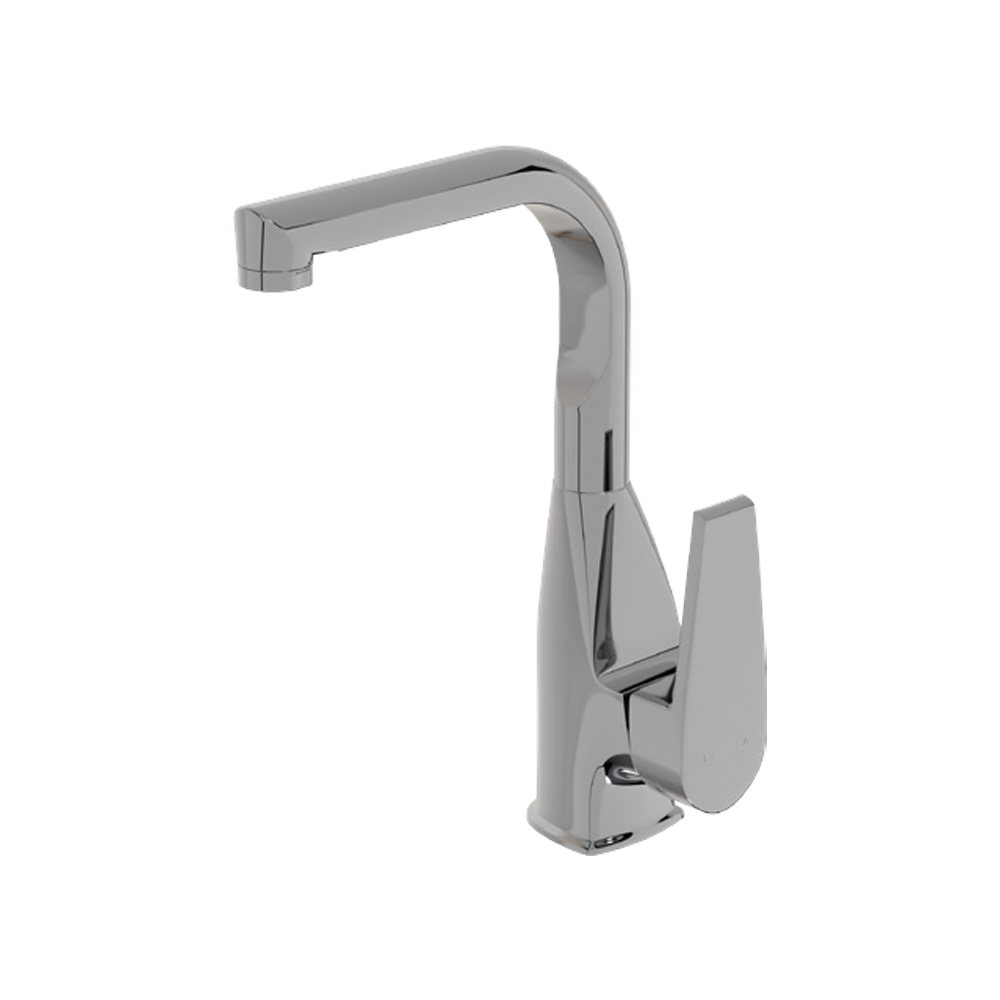 KL190 TEODORA Karışım KROM Kuğu LAVABO ARMATÜRÜ
