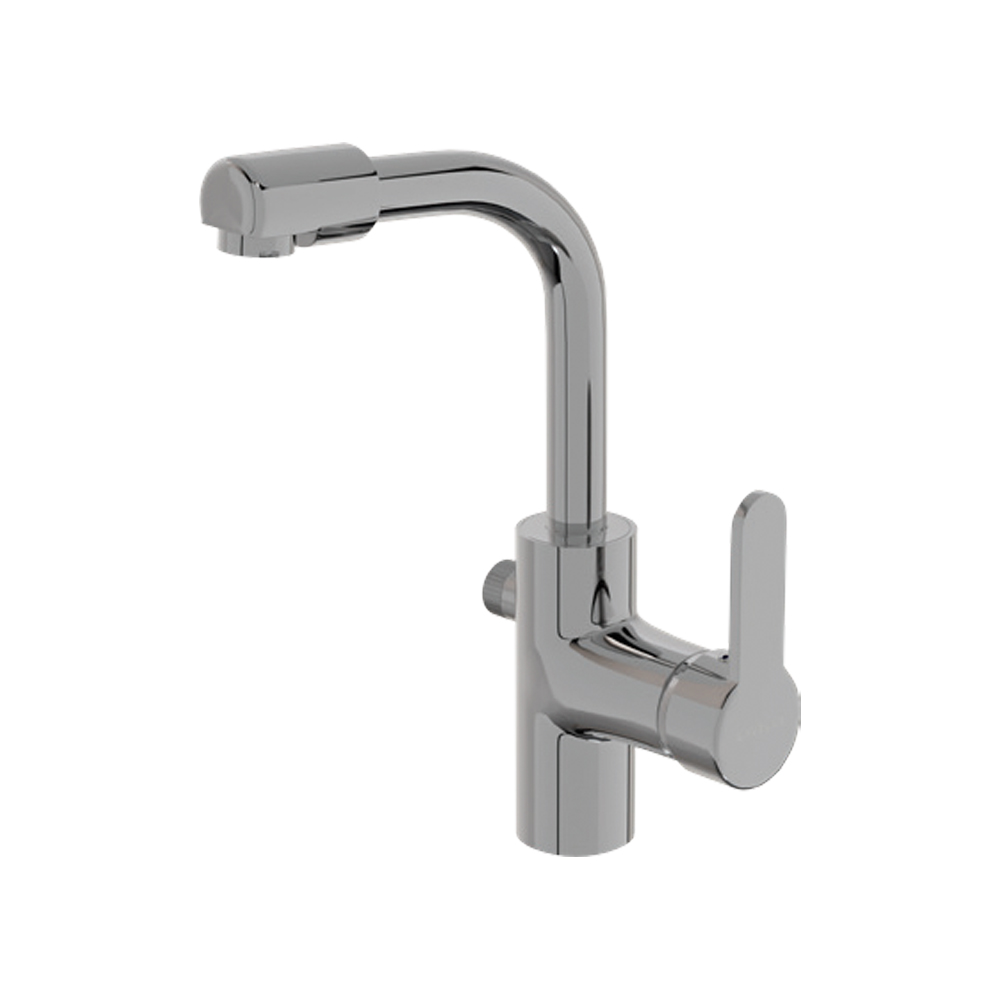 KL410 SAFİR Karışım KROM AKILLI Kuğu LAVABO ARMATÜRÜ