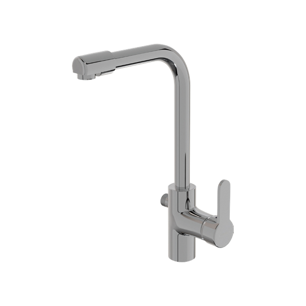 KE410 SAFİR Karışım KROM AKILLI Kuğu Lavabo Bataryası