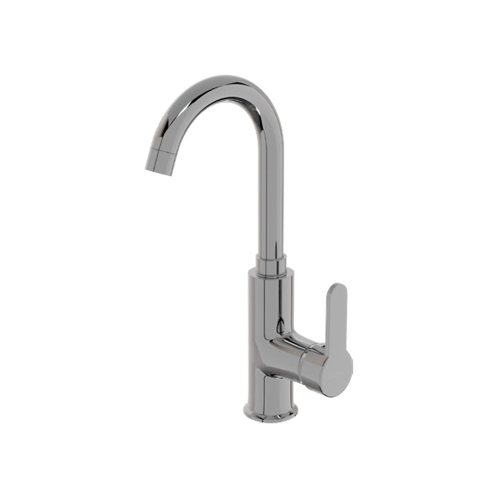 KL200 MİRA Karışım KROM Kuğu LAVABO ARMATÜRÜ