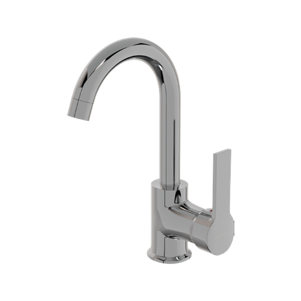 KL170 ELEGANCE Karışım KROM Kuğu LAVABO ARMATÜRÜ